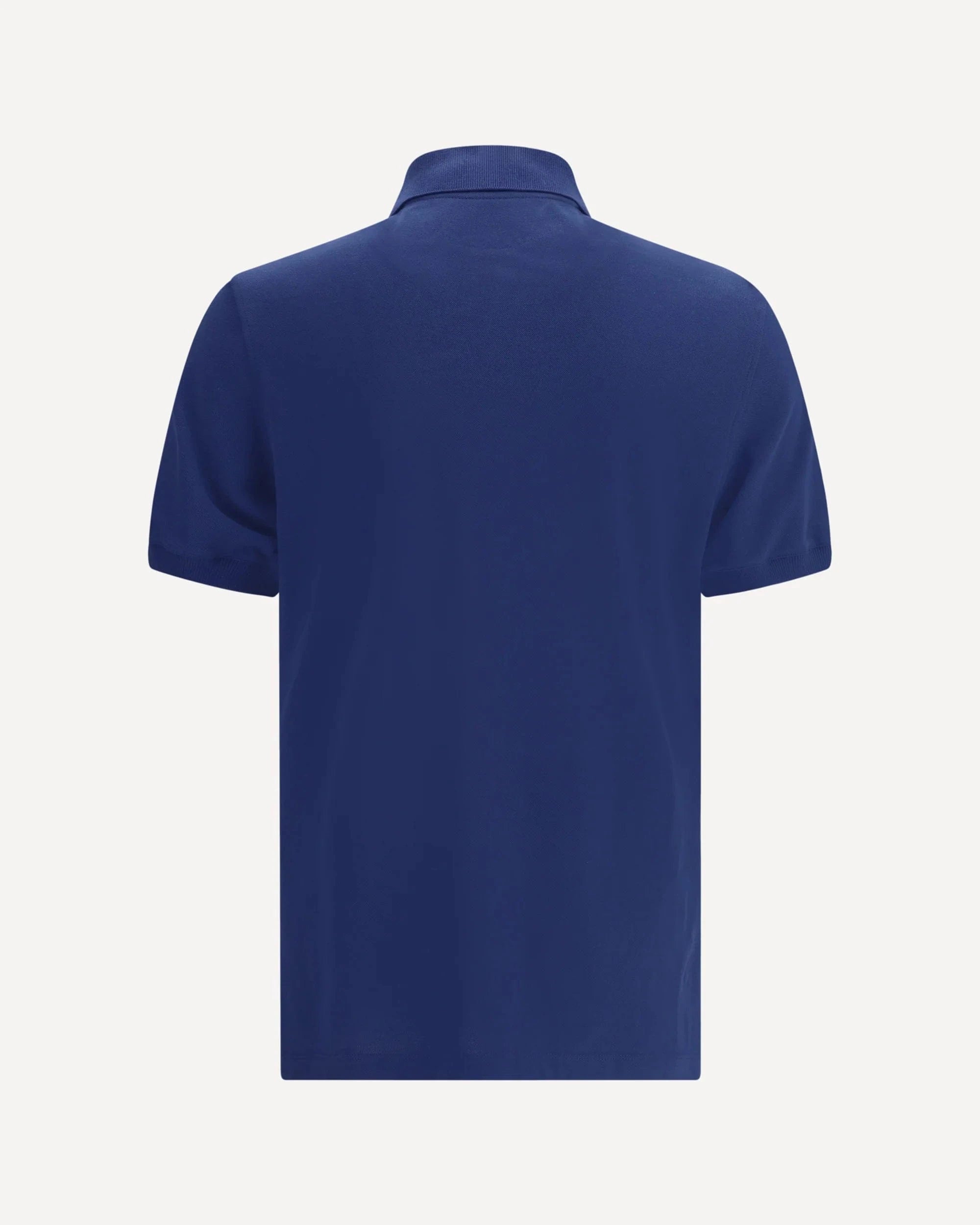 Brunello Cucinelli Blue Logo Cotton Polo Shirt