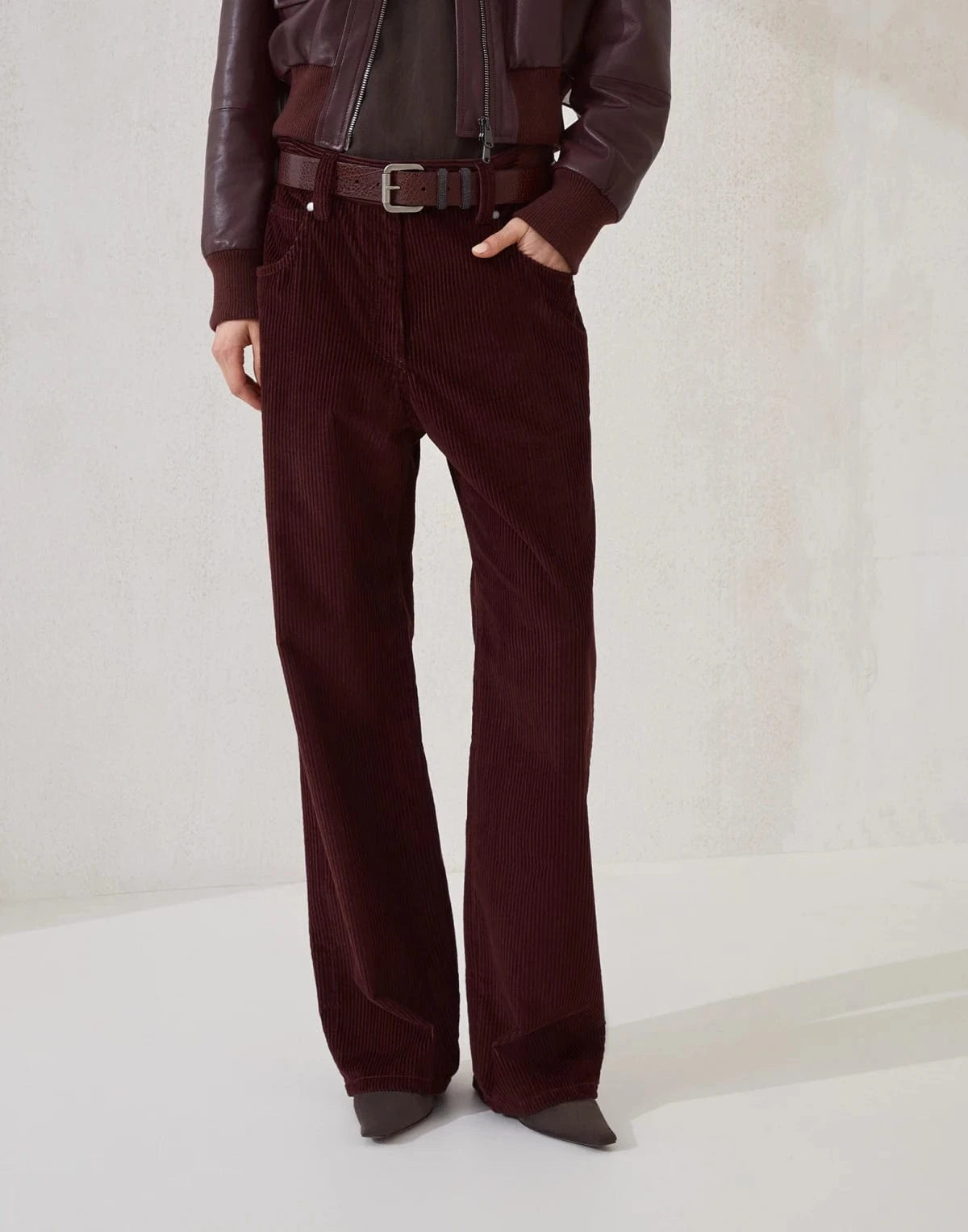 Brunello Cucinelli Cotton Corduroy Straight Trousers