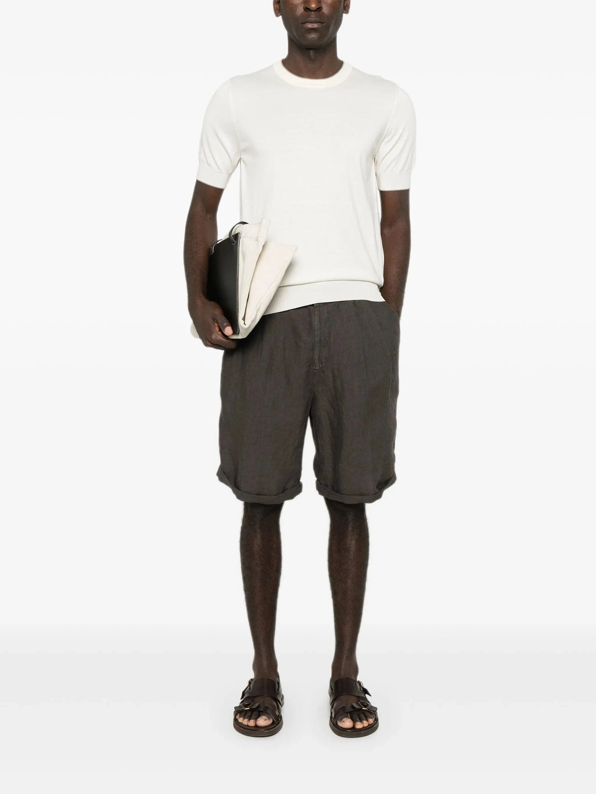 Brunello Cucinelli Cotton Knit T-Shirt