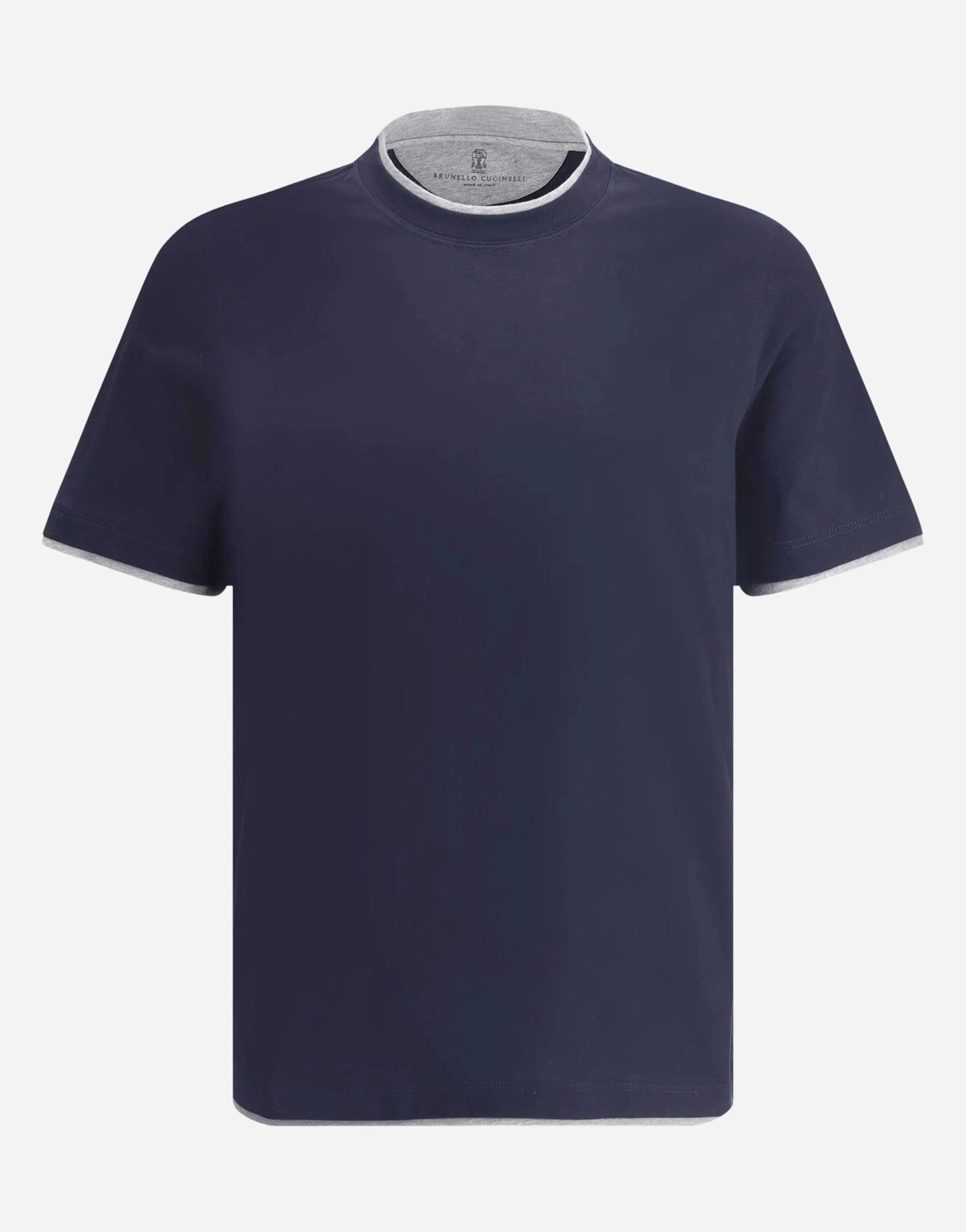 Brunello Cucinelli Faux-Layered Cotton T-Shirt