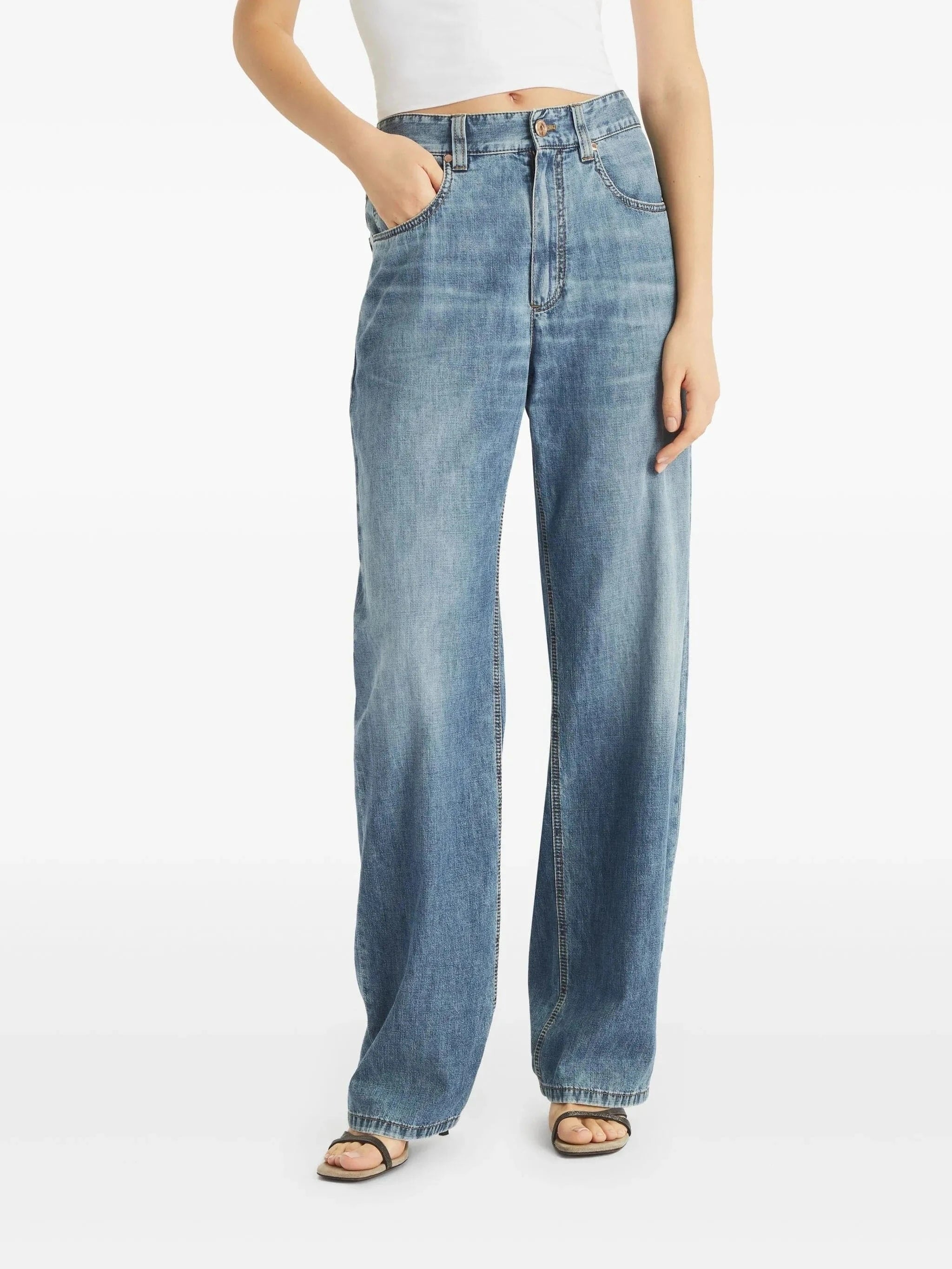 Brunello Cucinelli Lightweight Contemporary Loose Jeans