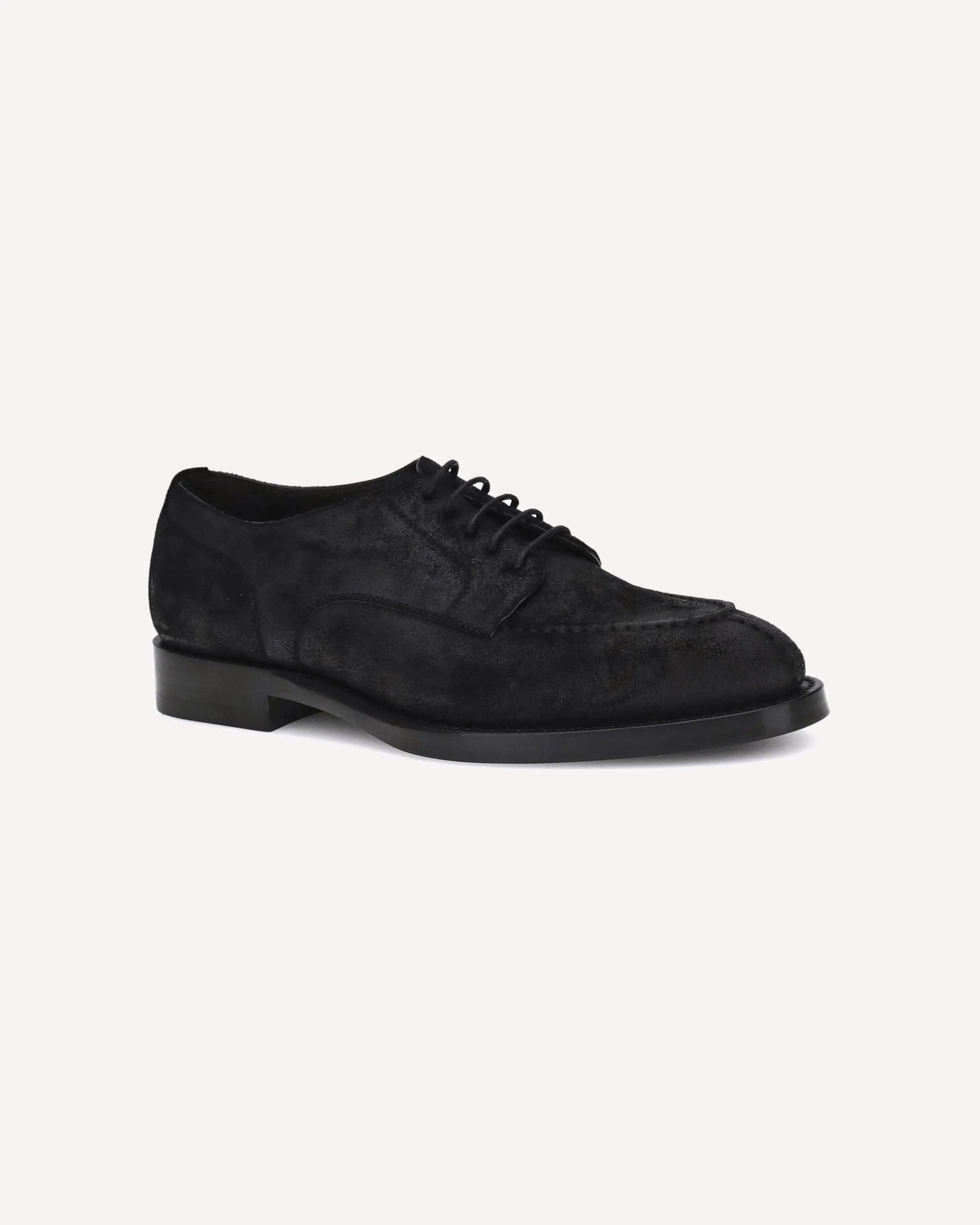 Brunello Cucinelli Oiled Suede Derby Shoes