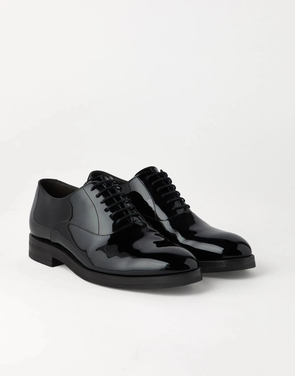 Brunello Cucinelli Patent Leather Oxford Shoes