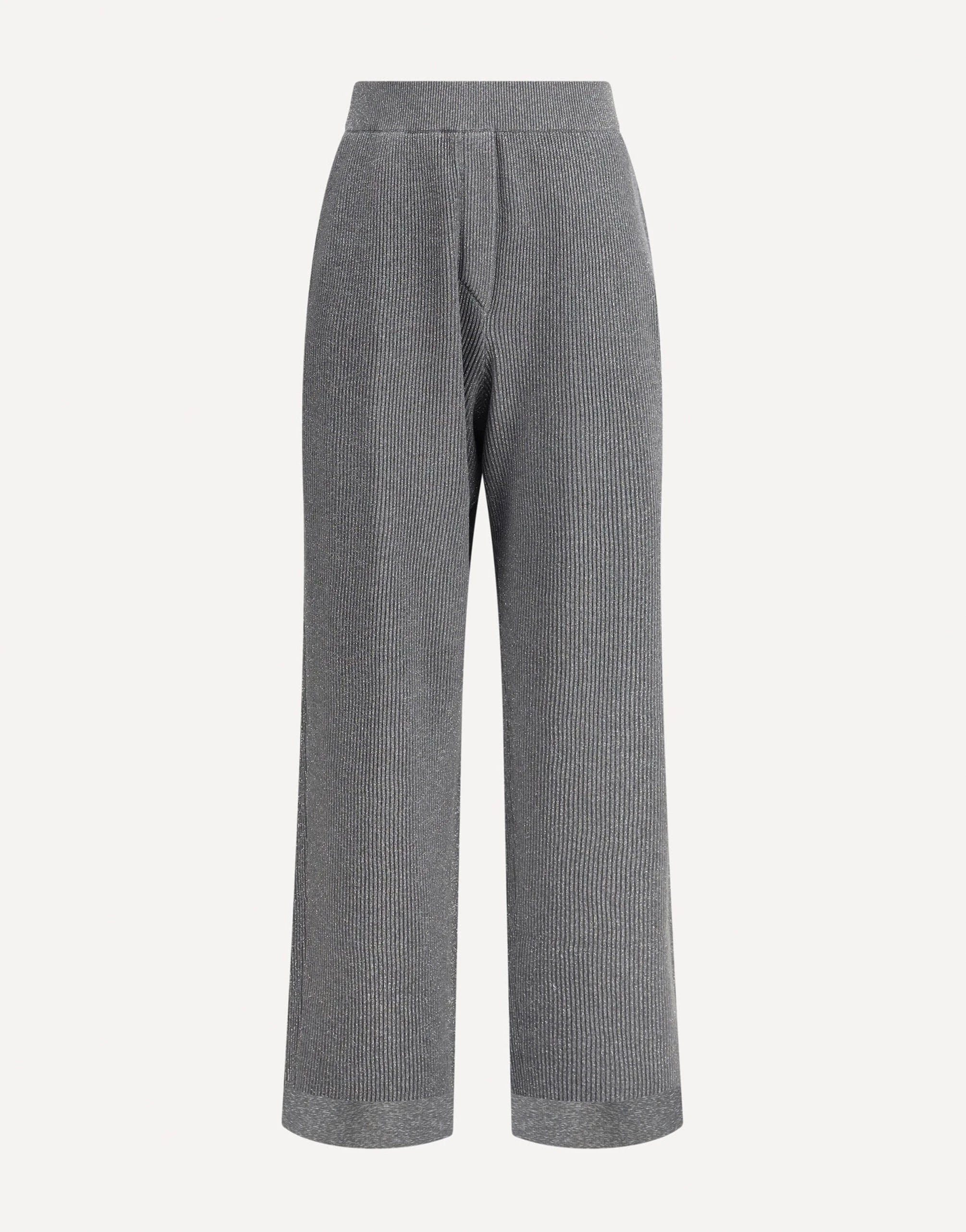 Brunello Cucinelli Vanisé Sparkling Rib Knit Trousers