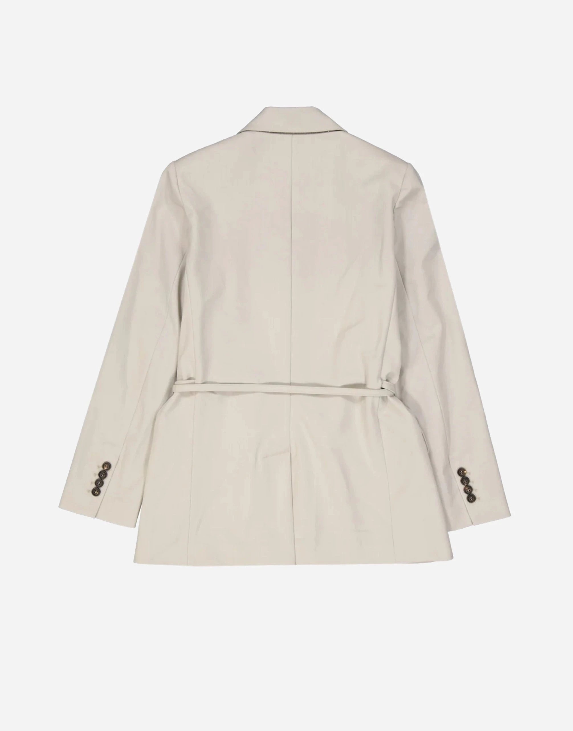 Brunello Cucinelli Wool Belted Blazer