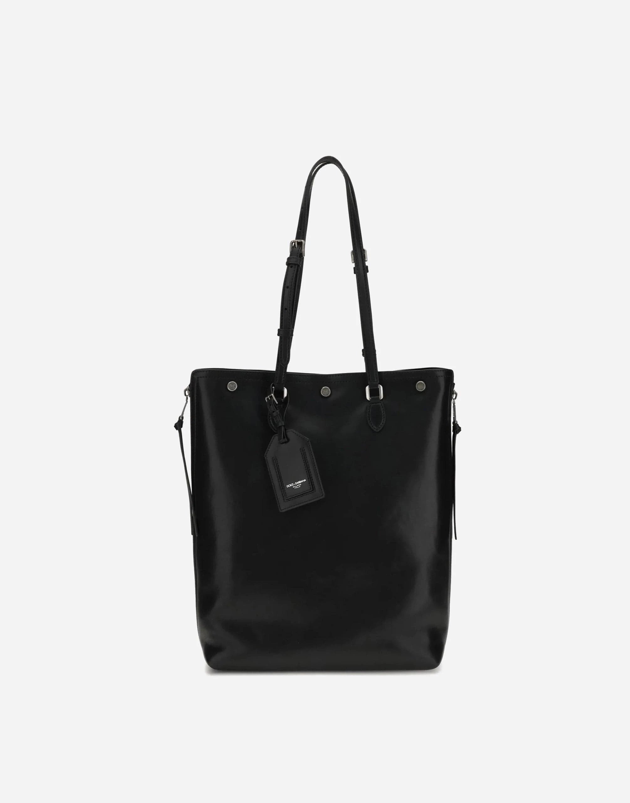 Dolce
Gabbana Atene Leather Shopping Bag