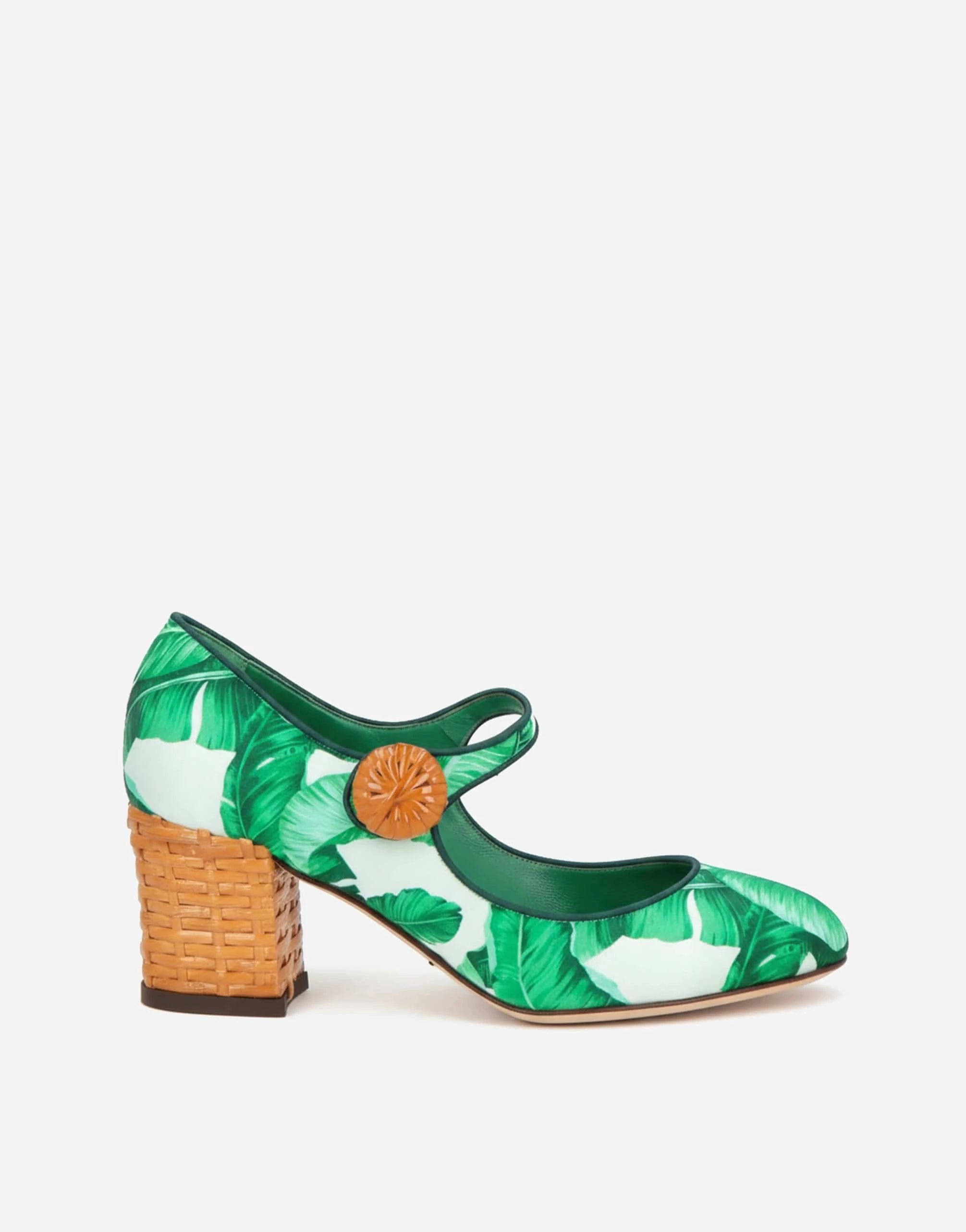 Dolce 
Gabbana Banana Leaf-Print Pumps