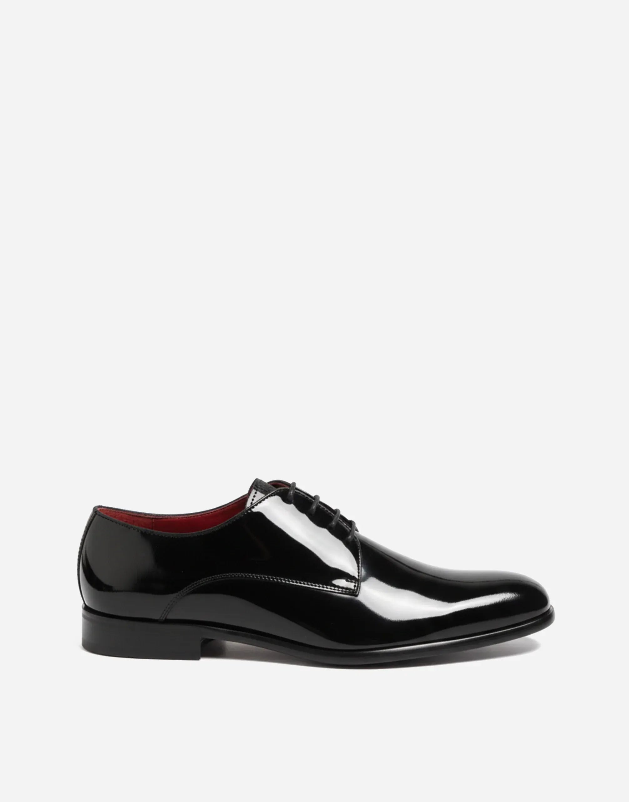 Dolce
Gabbana Black Leather Derby Shoes