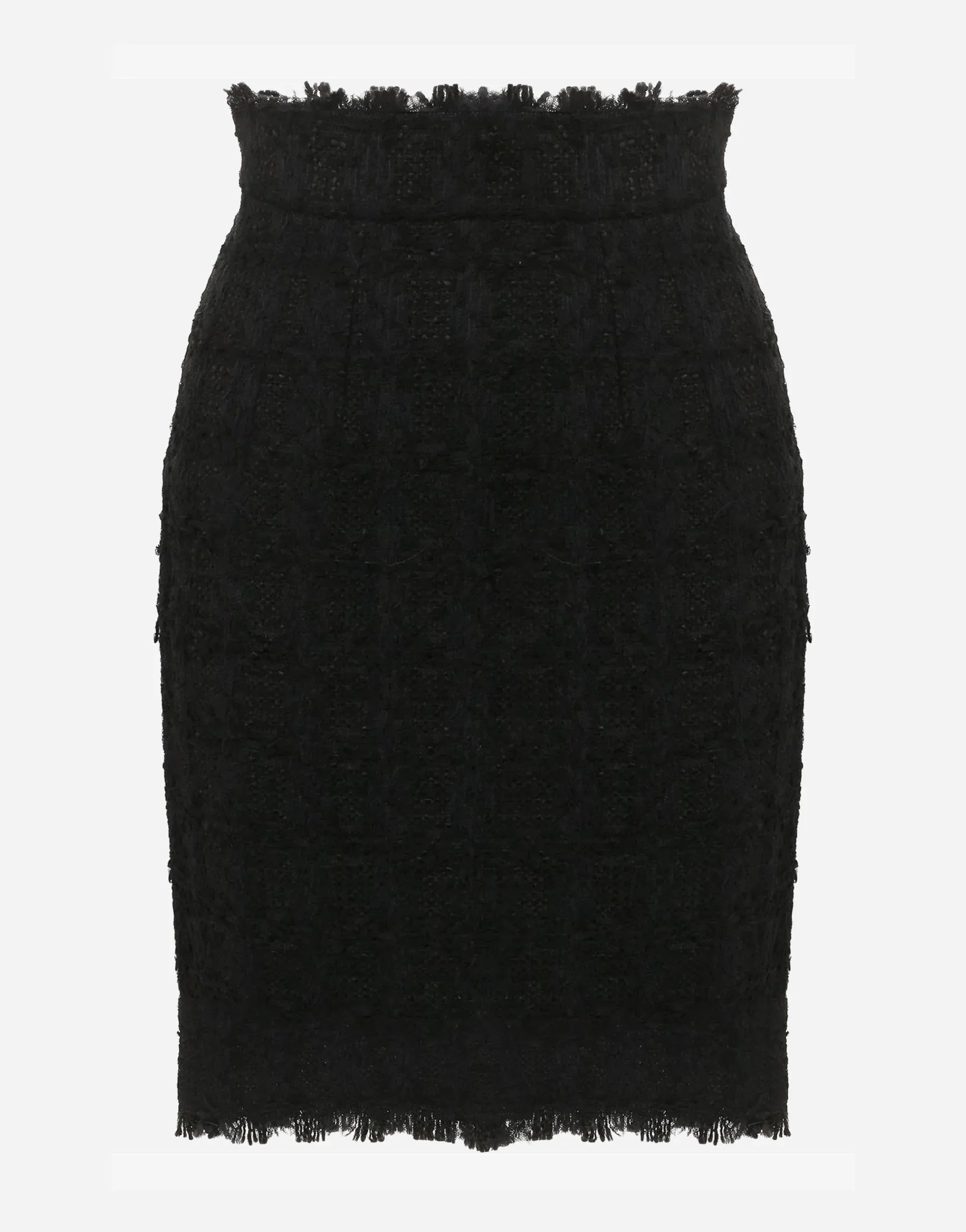 Dolce
Gabbana Bouclé High-Waist Mini Skirt