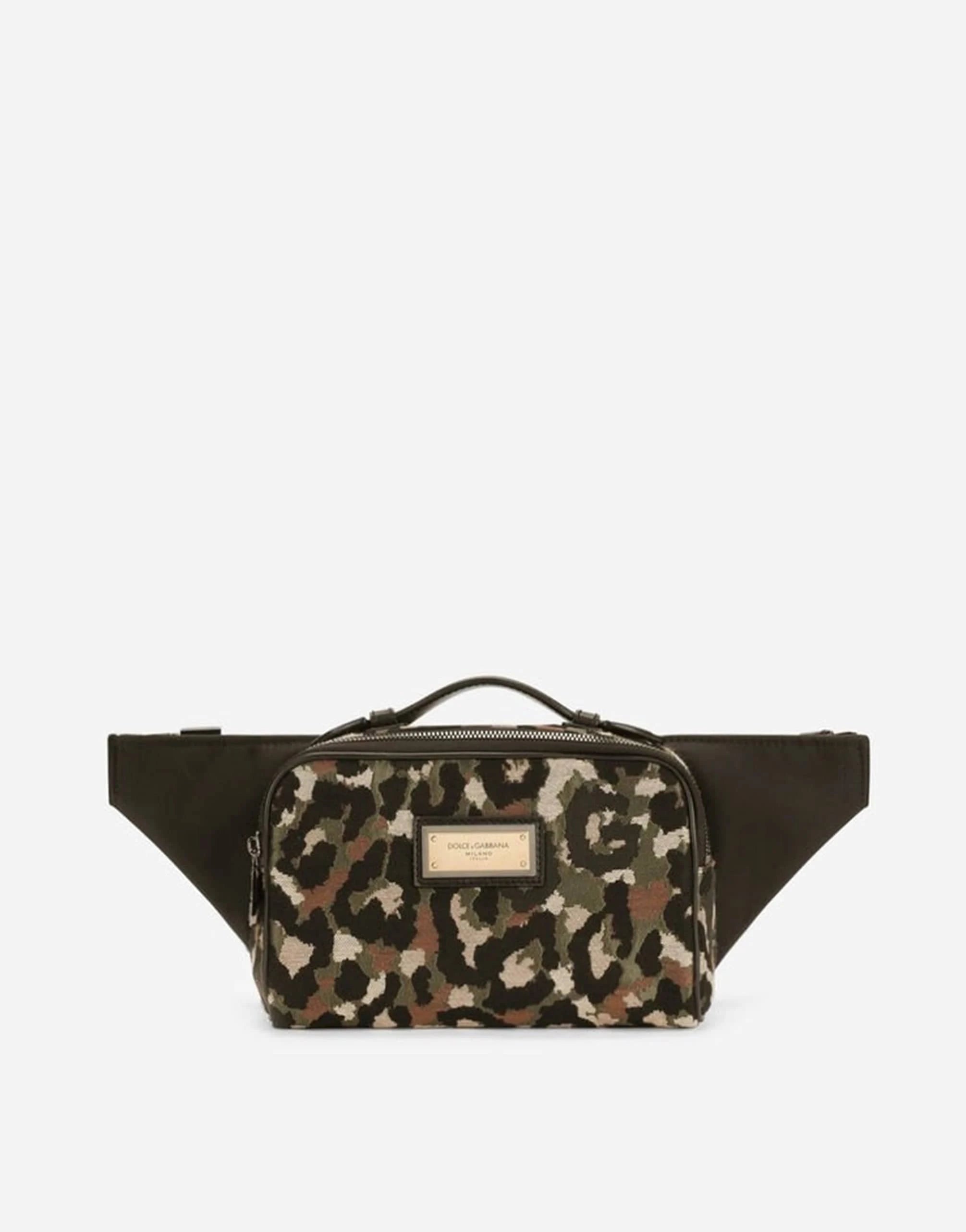 Dolce
Gabbana Camouflage Jacquard Belt Bag