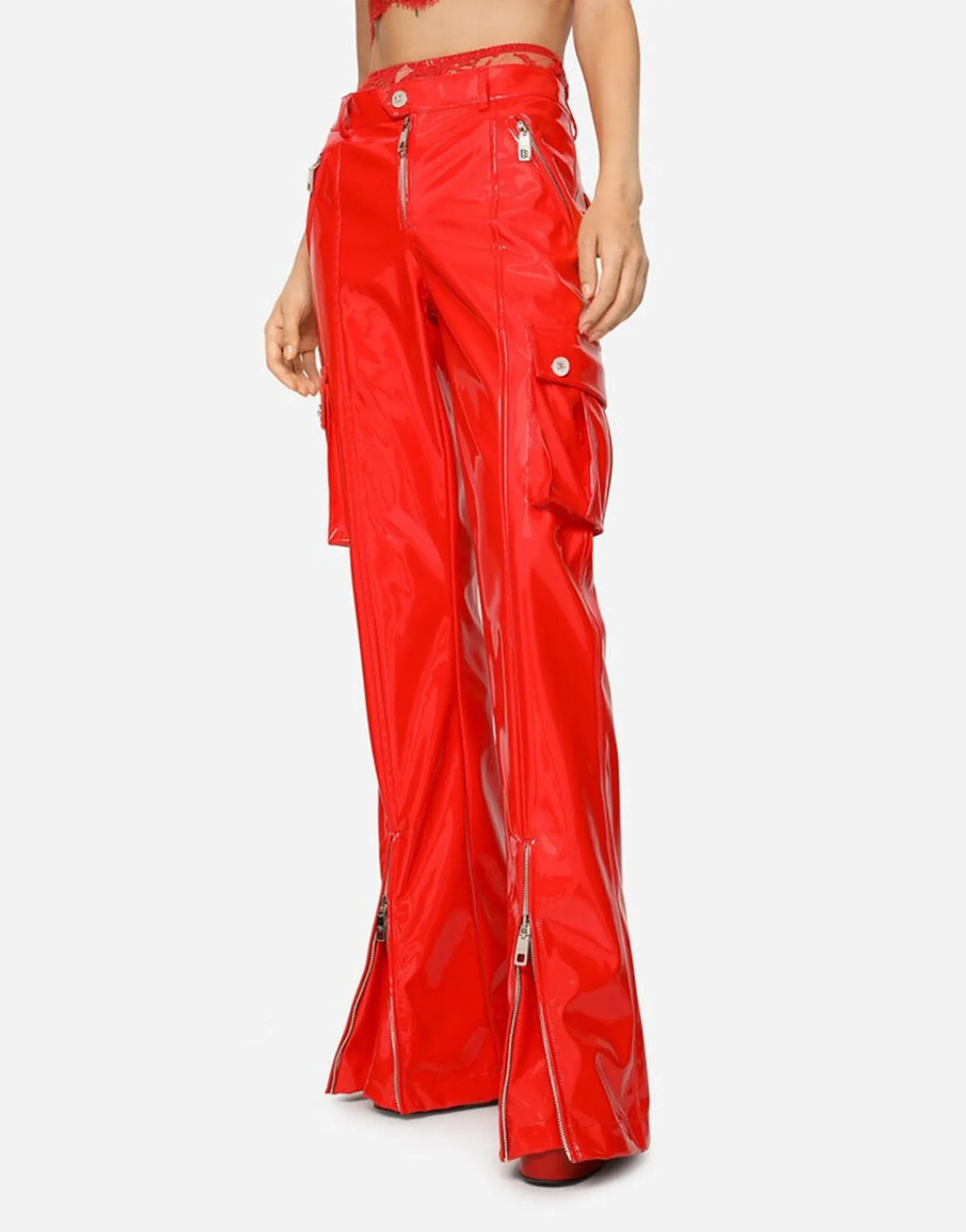 Dolce
Gabbana Coated Fabric Cargo Pants