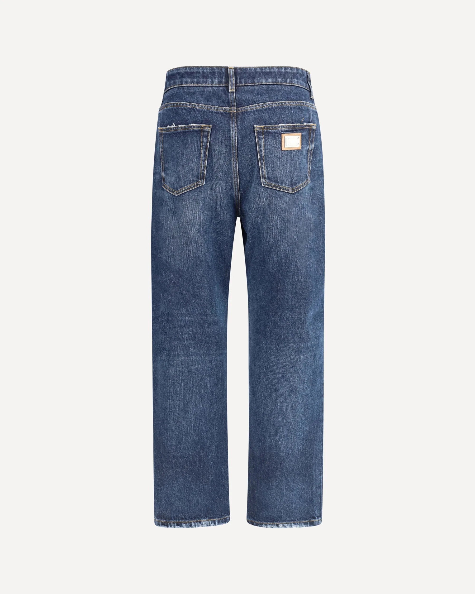 Dolce
Gabbana Cotton Boyfriend Jeans