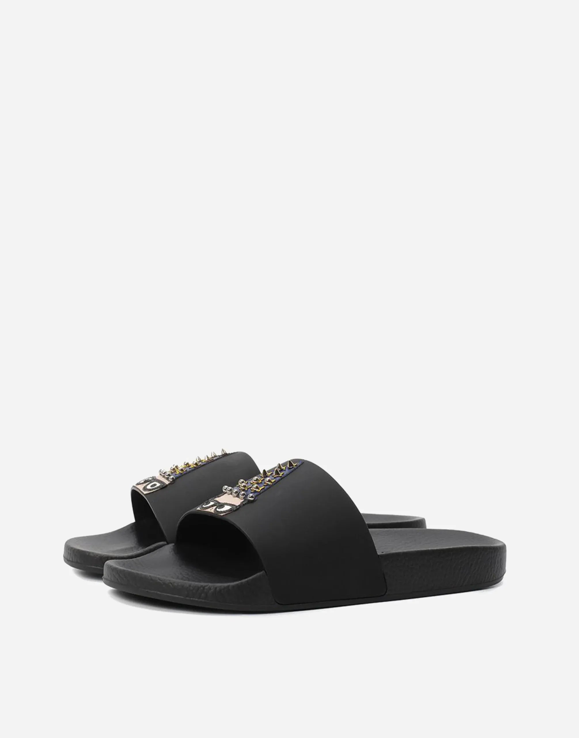 Dolce
Gabbana Designer
s Patch Leather Slides