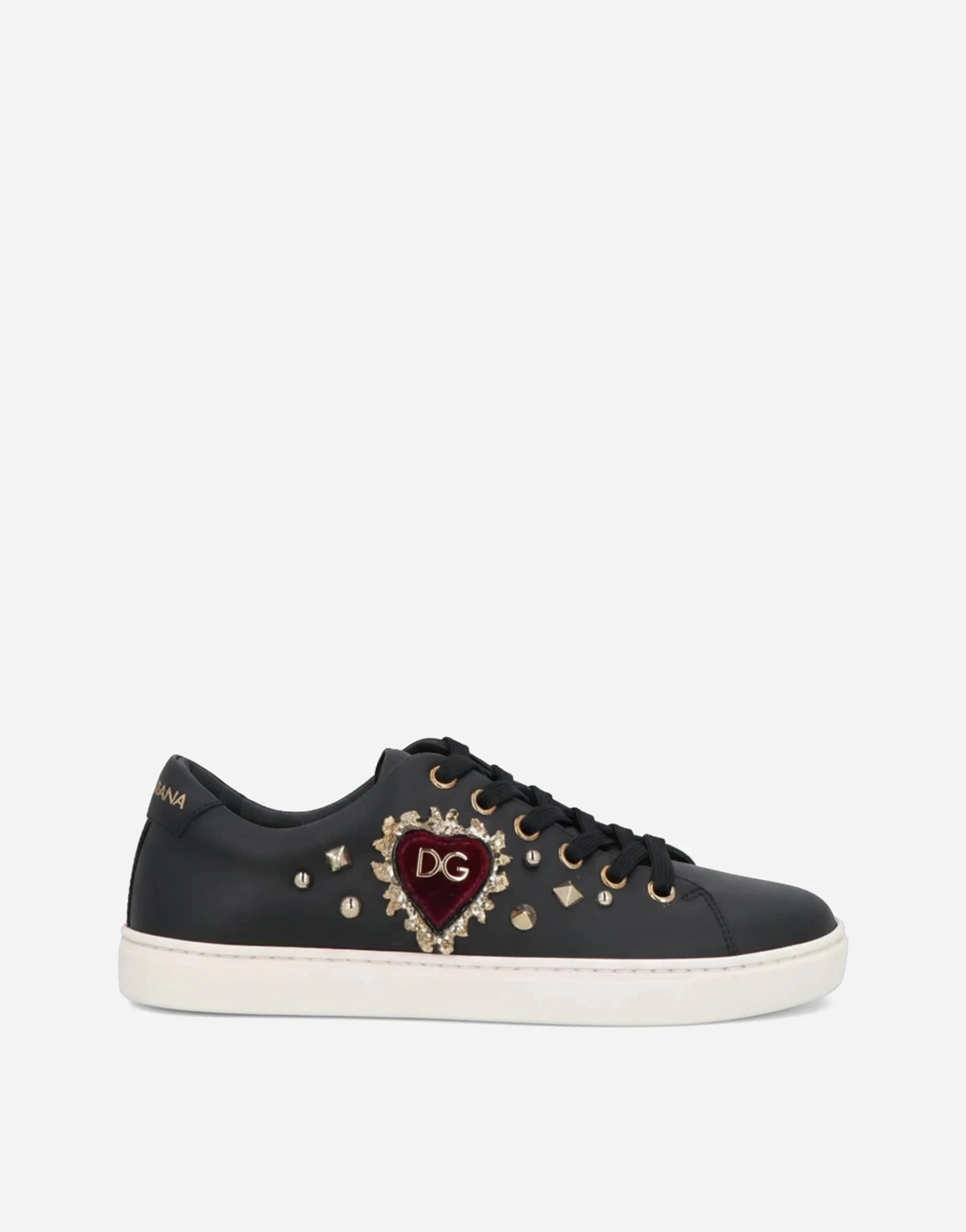 Dolce 
Gabbana DG Heart Patch Low-Top Sneakers