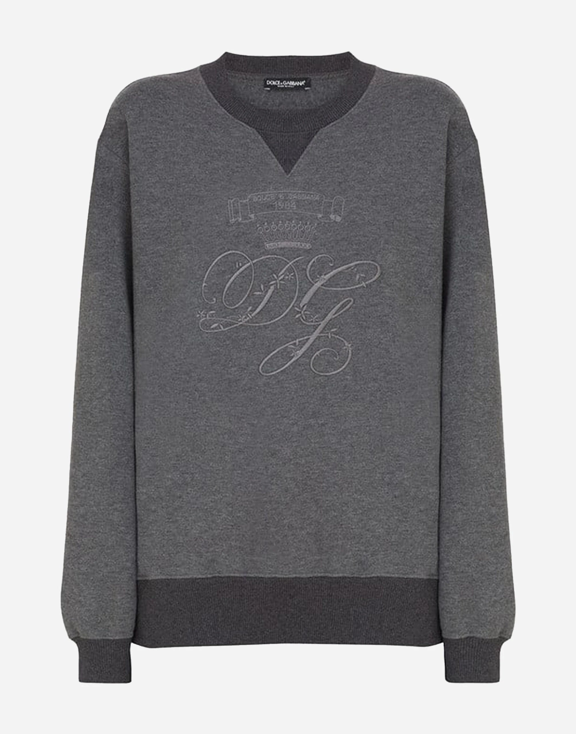 Dolce
Gabbana DG Logo Embroidered Sweatshirt