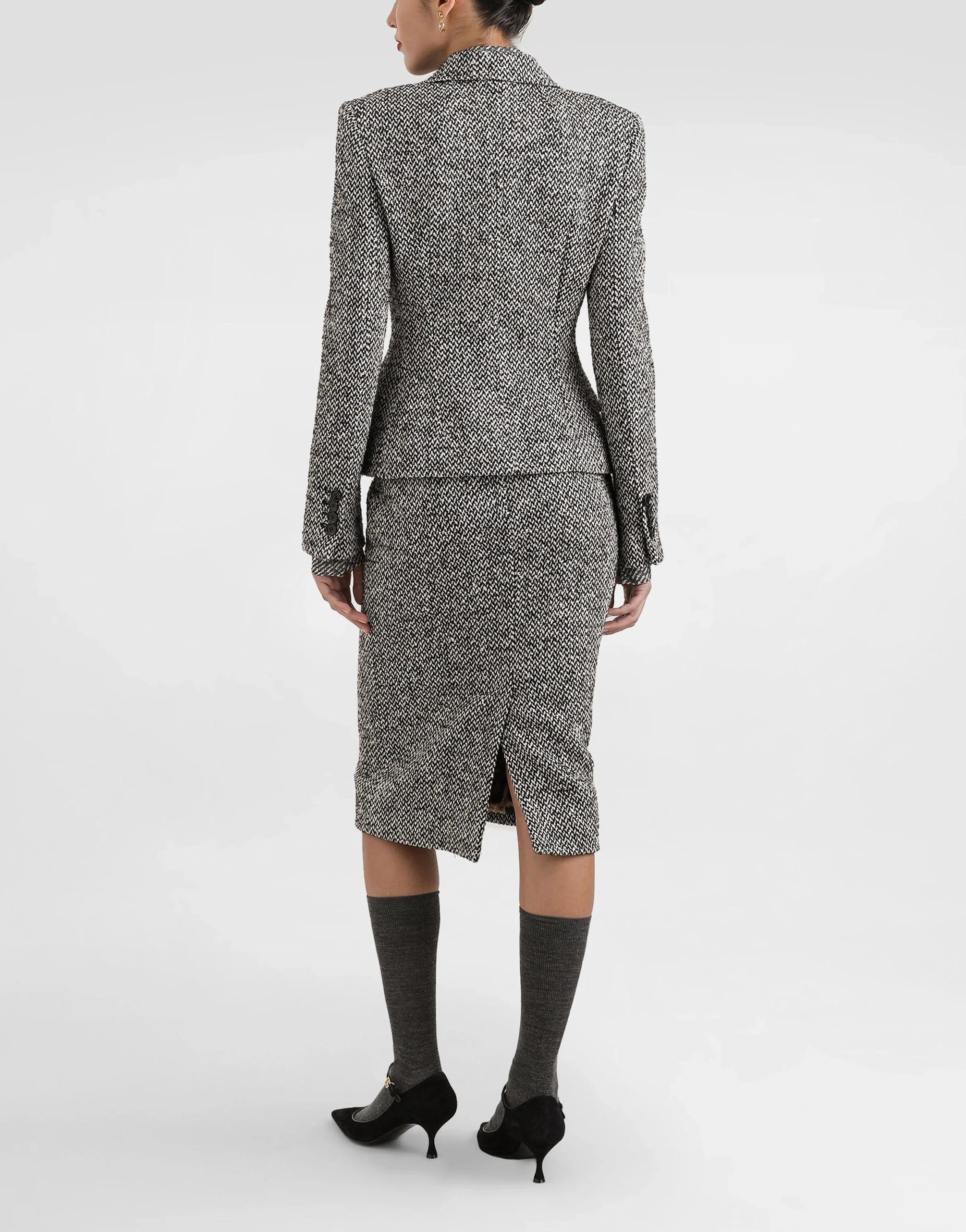 Dolce
Gabbana Double-Breasted Wool-Blend Jacket