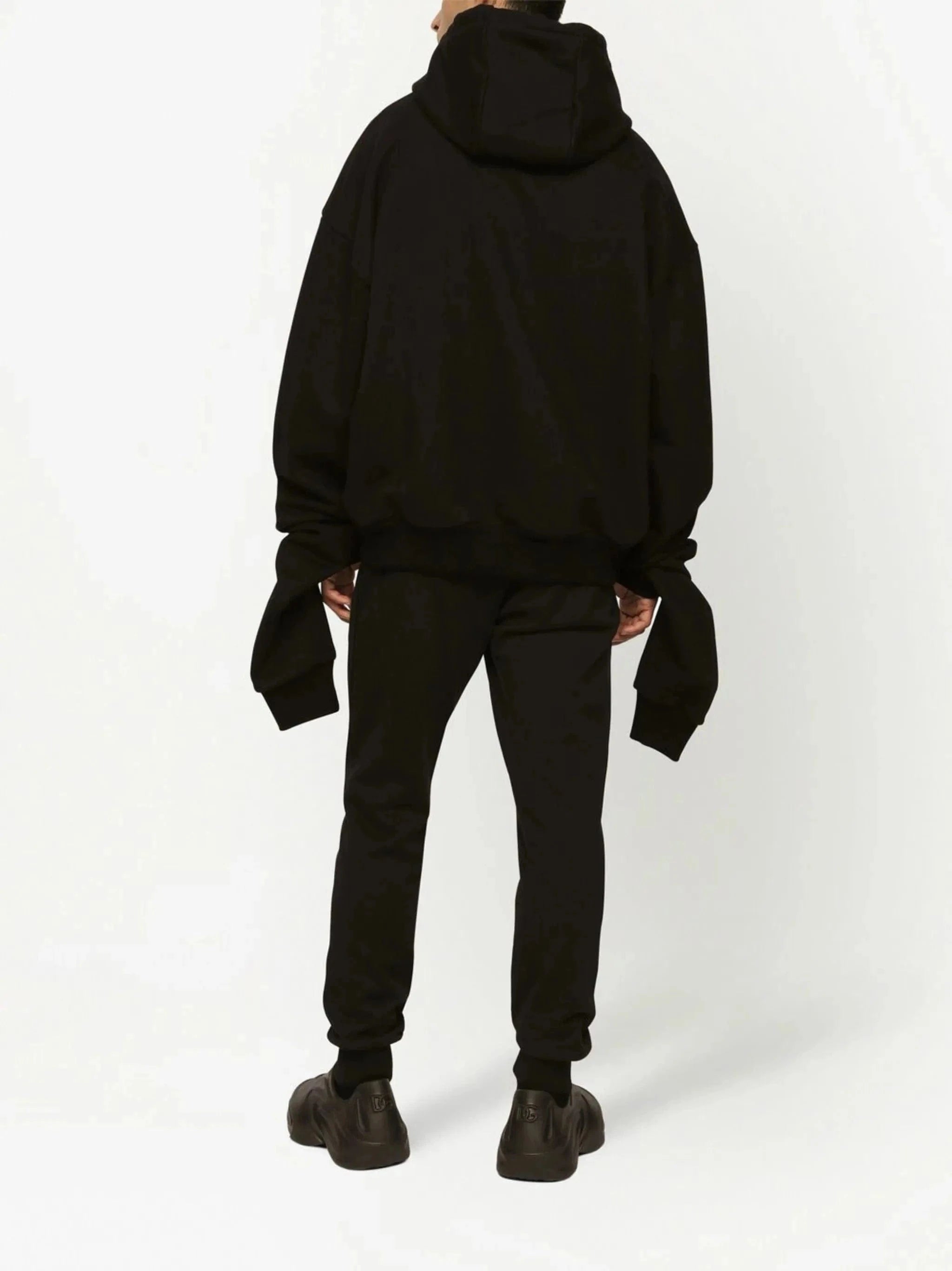 Dolce
Gabbana Embossed DG Logo Jersey Hoodie