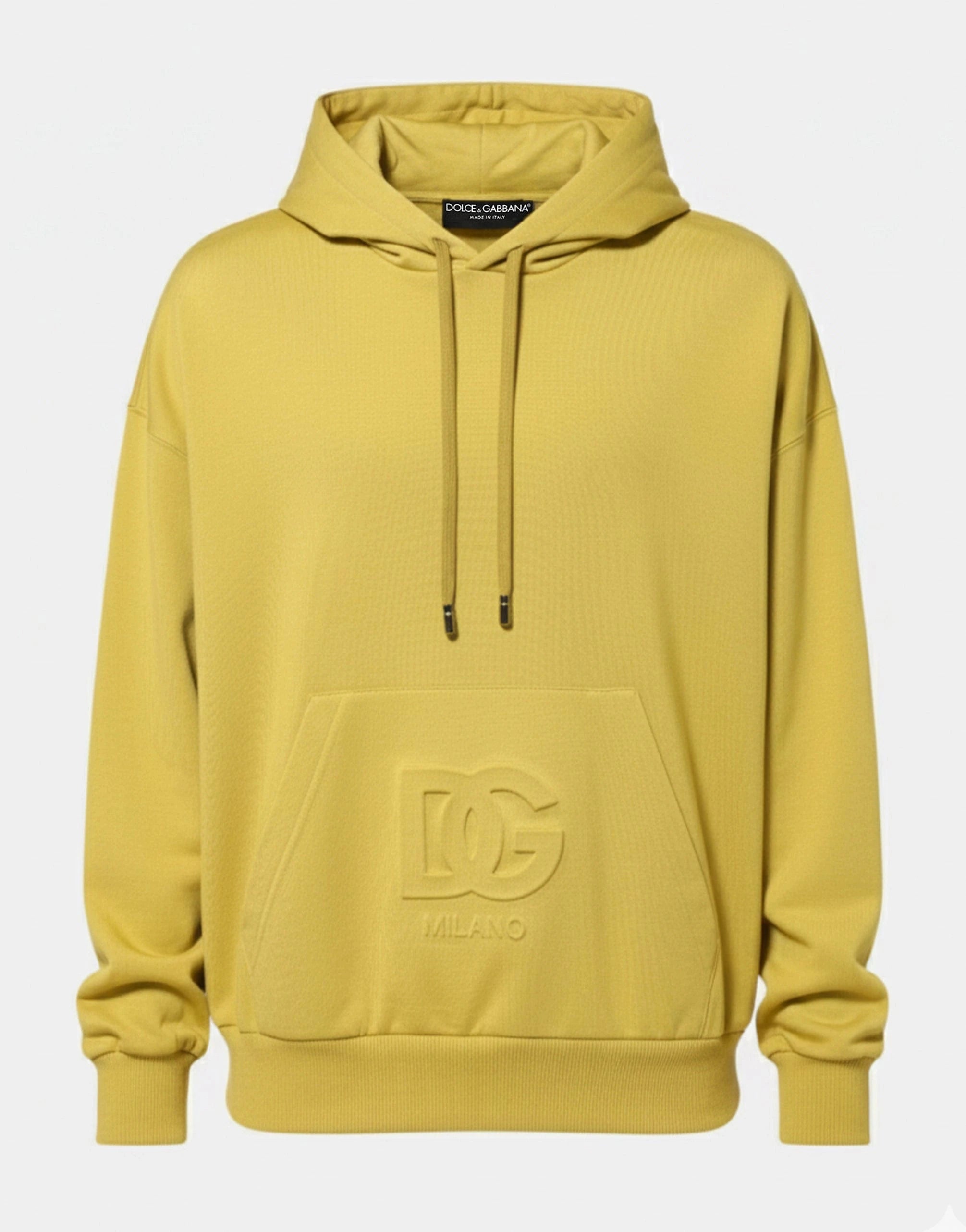 Dolce
Gabbana Embossed DG Logo Technical Jersey Hoodie