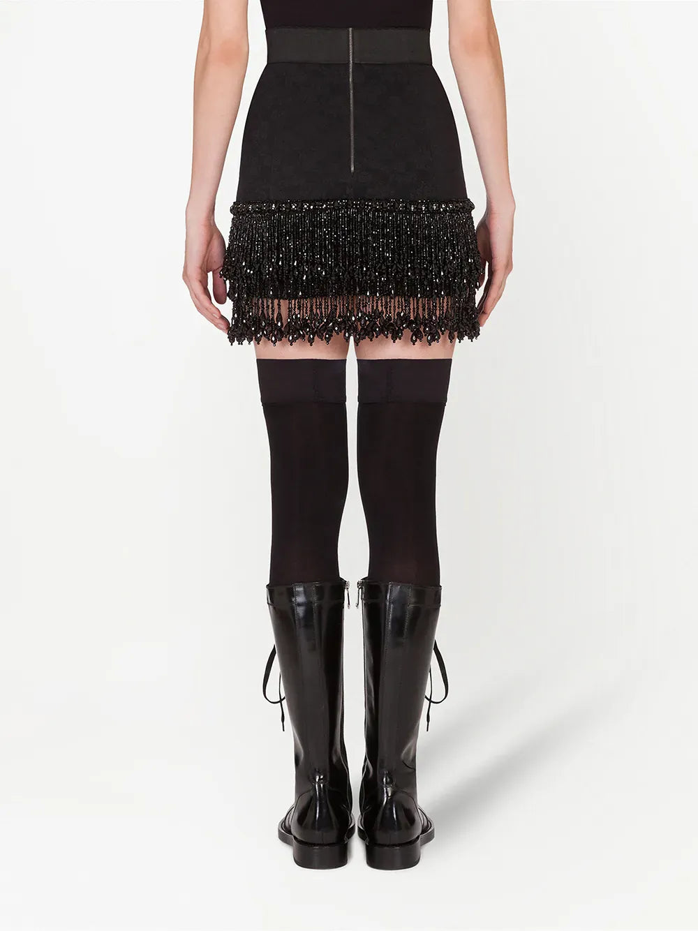 Dolce
Gabbana Embroidered Lace Miniskirt