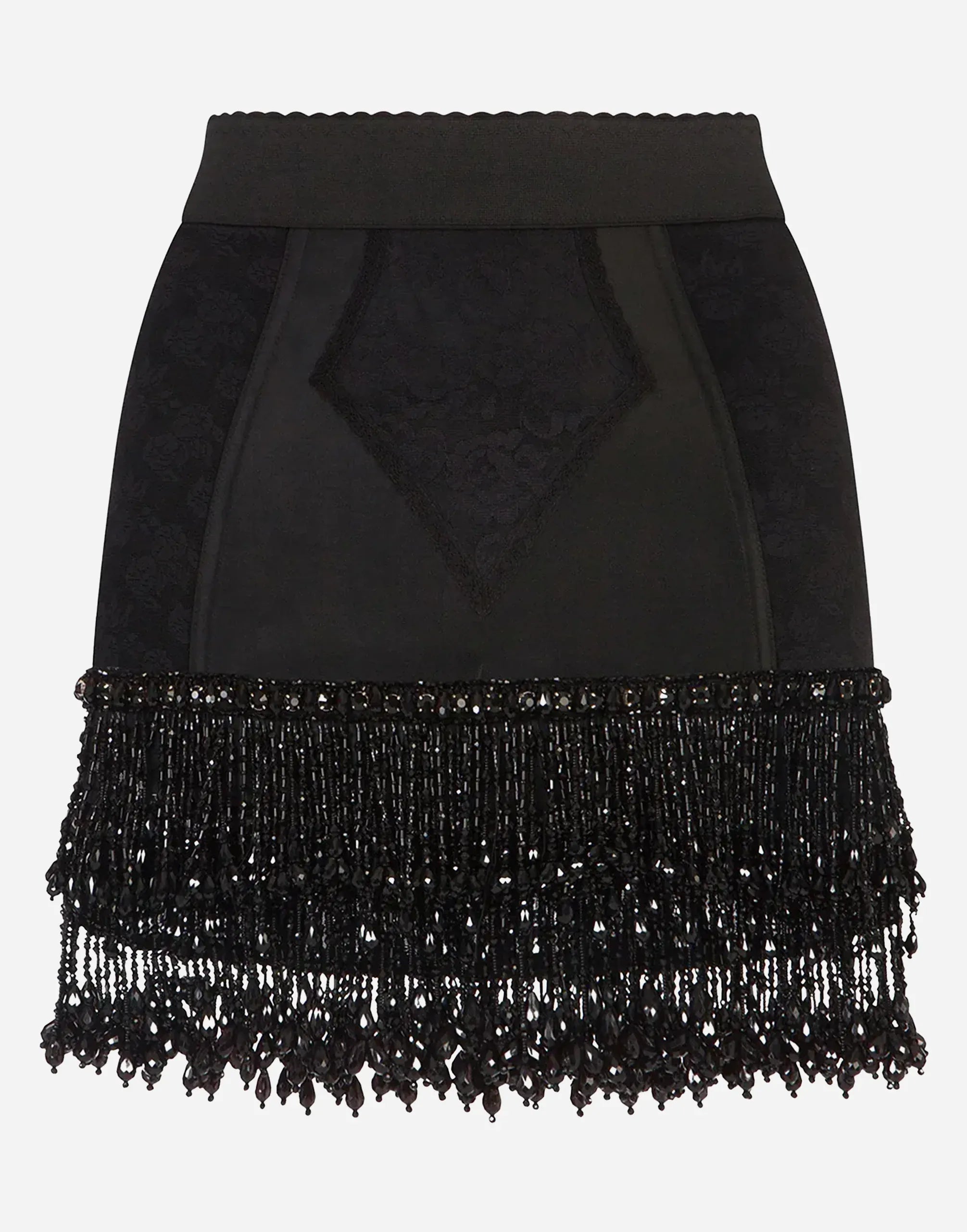 Dolce
Gabbana Embroidered Lace Miniskirt