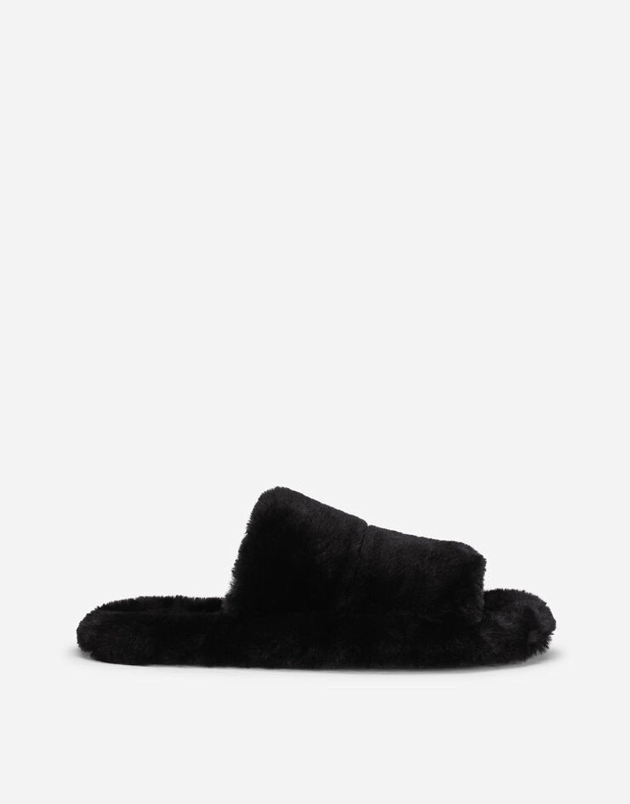 Dolce
Gabbana Faux Fur Sliders