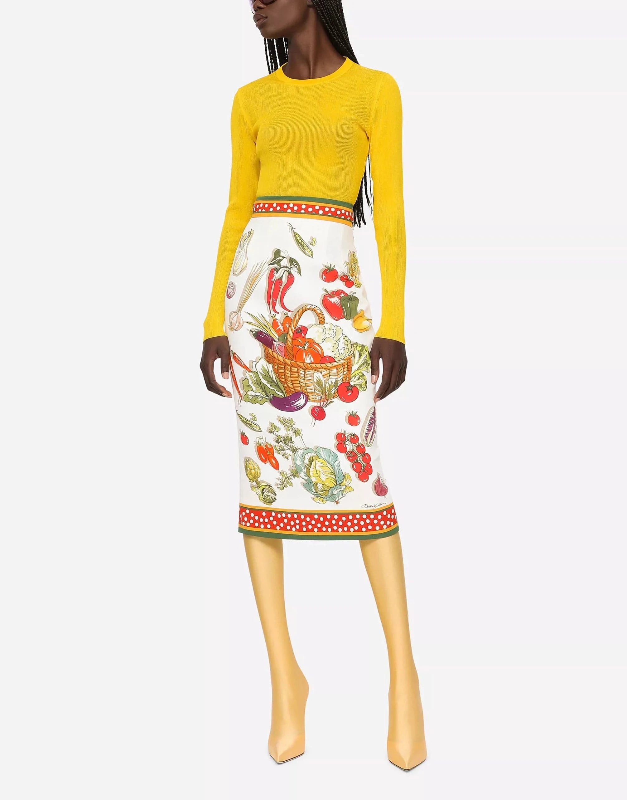 Dolce
Gabbana Fine-Rib Sweater