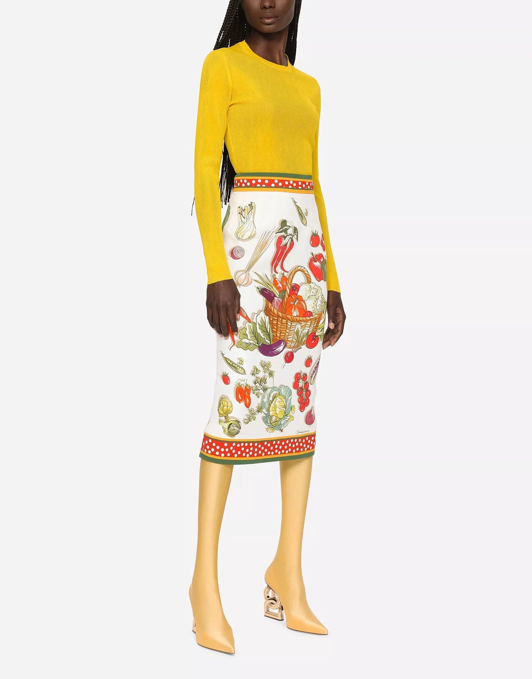 Dolce
Gabbana Fine-Rib Sweater