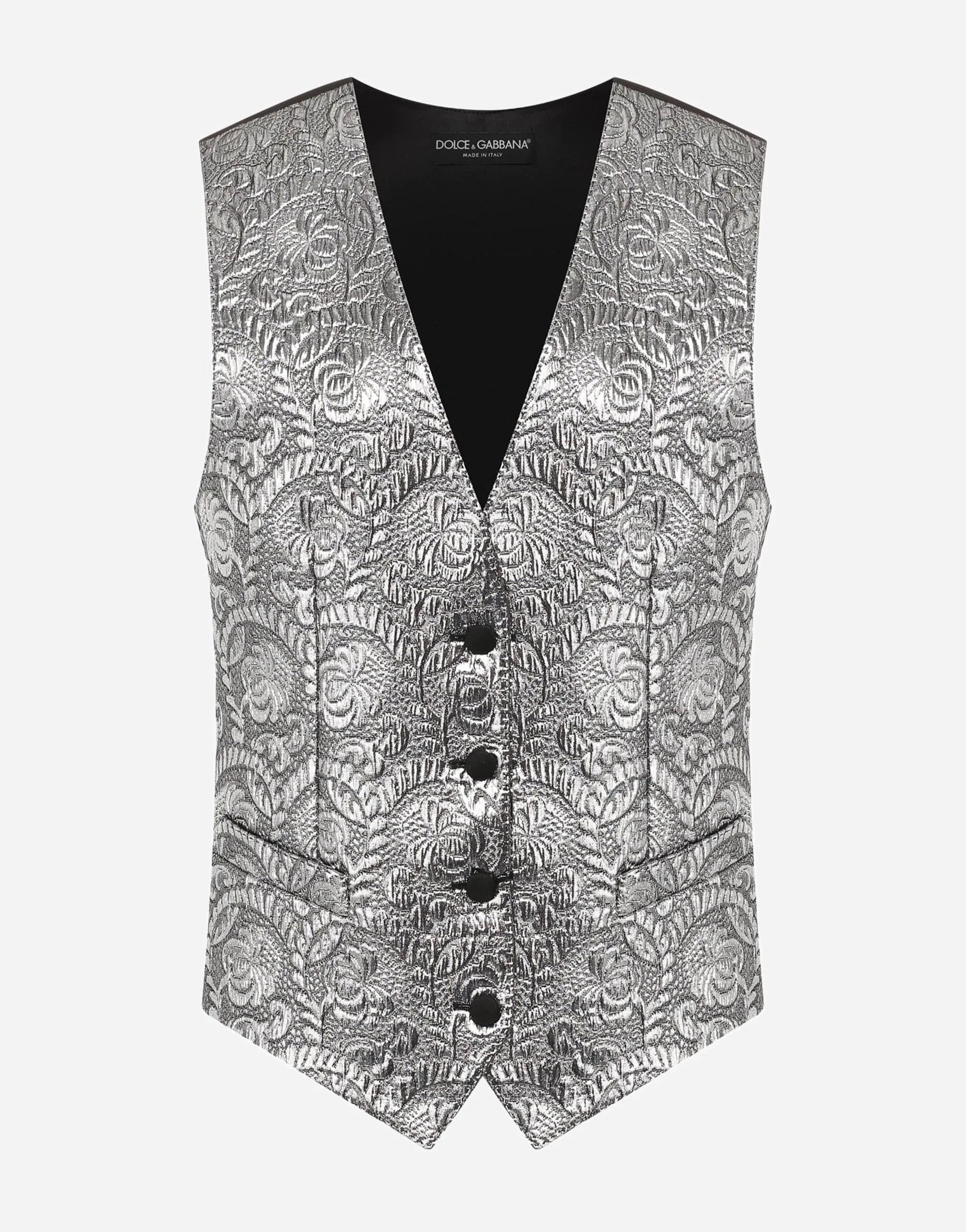 Dolce
Gabbana Floral Jacquard Vest