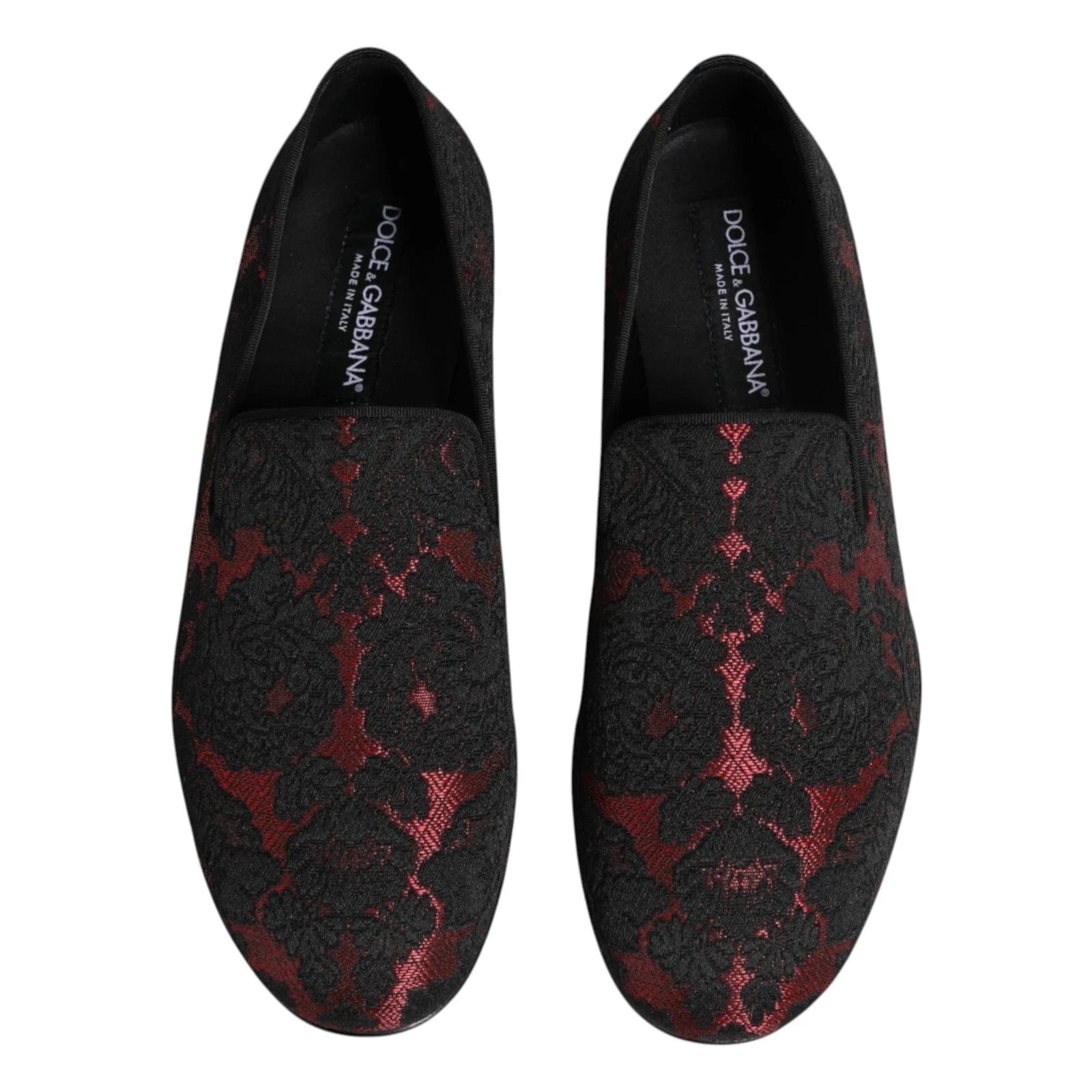 Dolce
Gabbana Jacquard Slip-On Loafers