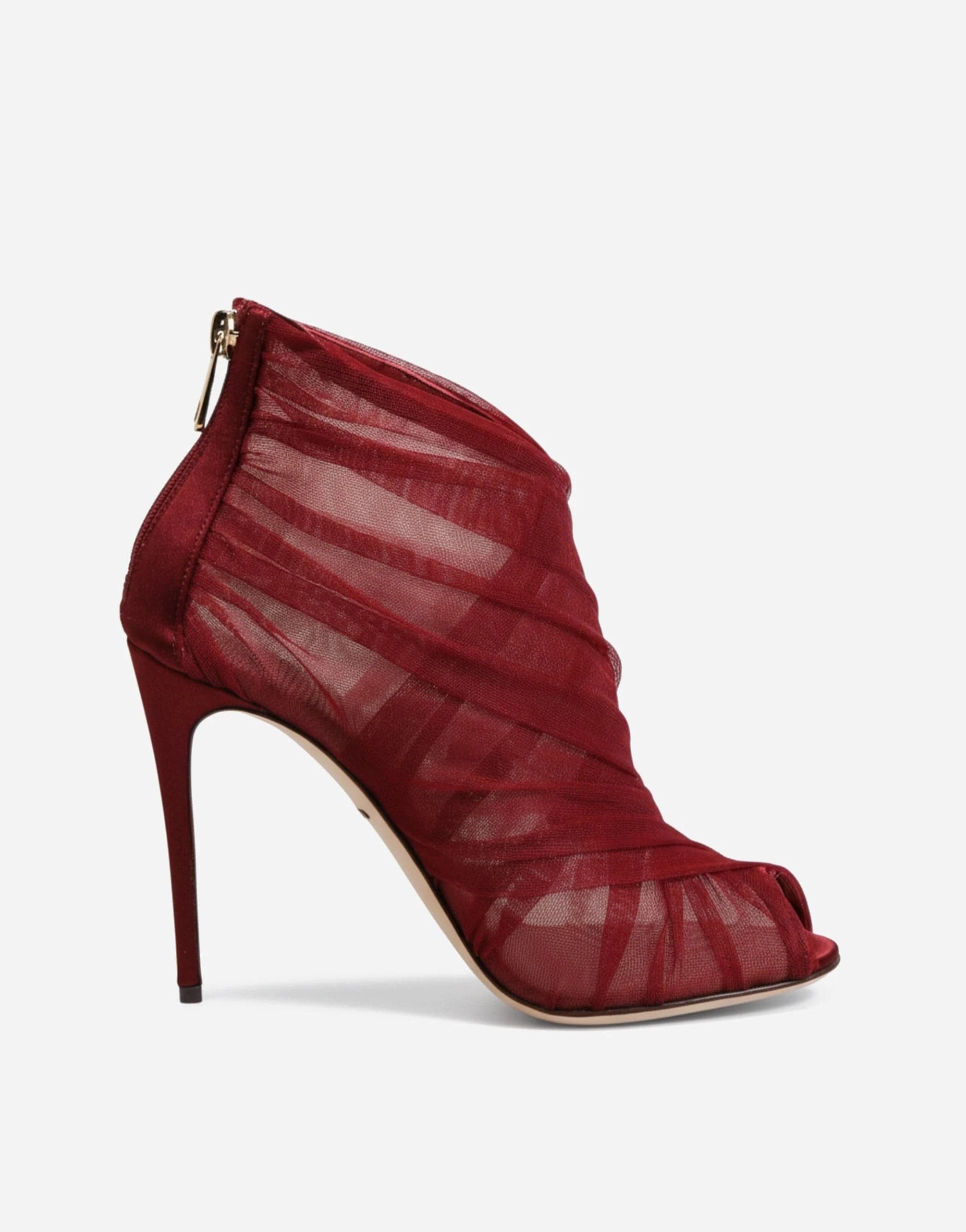Dolce 
Gabbana Keira Mesh And Tulle Ankle Boots