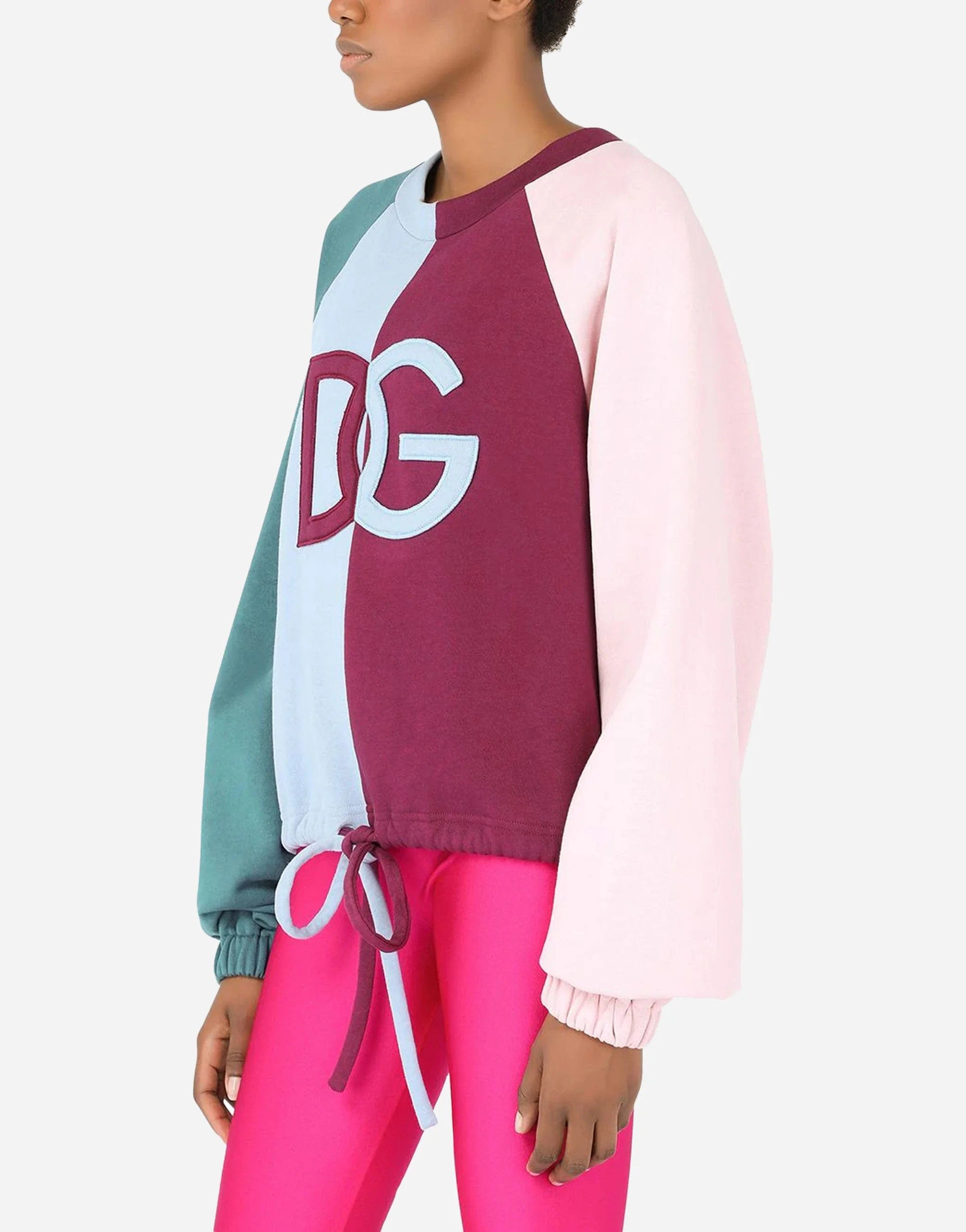 Dolce
Gabbana Logo Panelled Sweatshirt