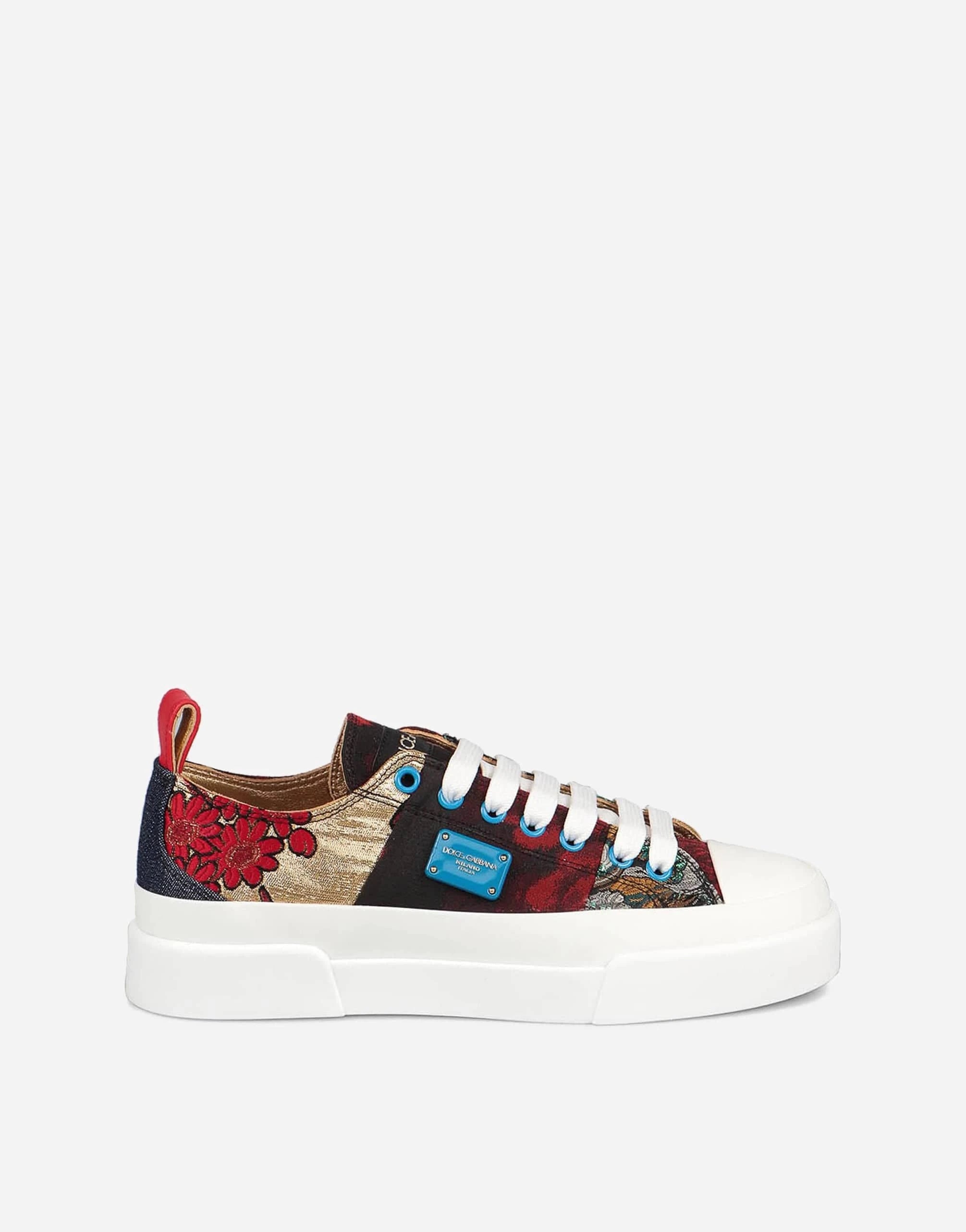 Dolce 
Gabbana Logo-Plaque Portofino Sneakers