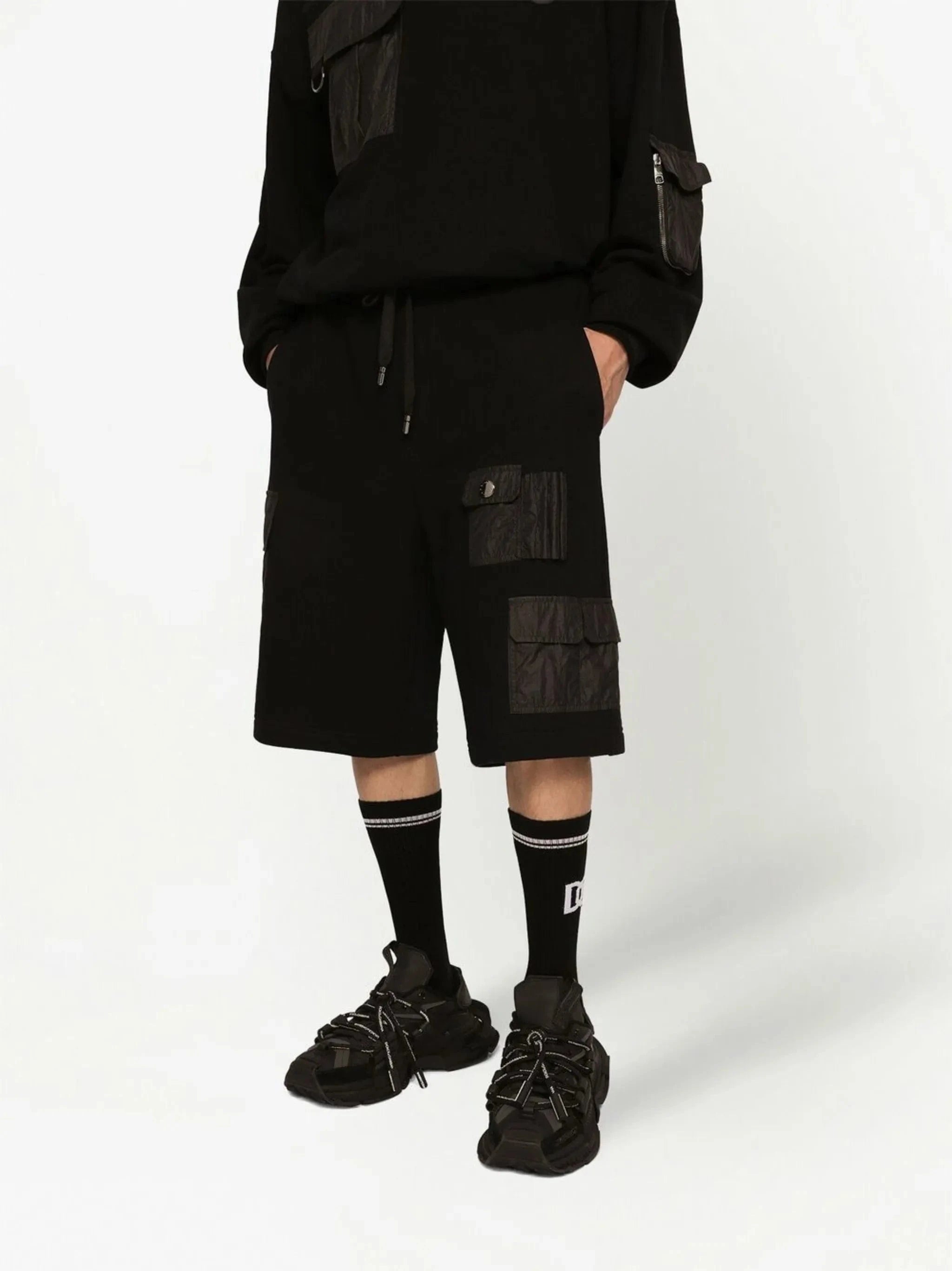 Dolce
Gabbana Multi-Pocket Drawstring Shorts