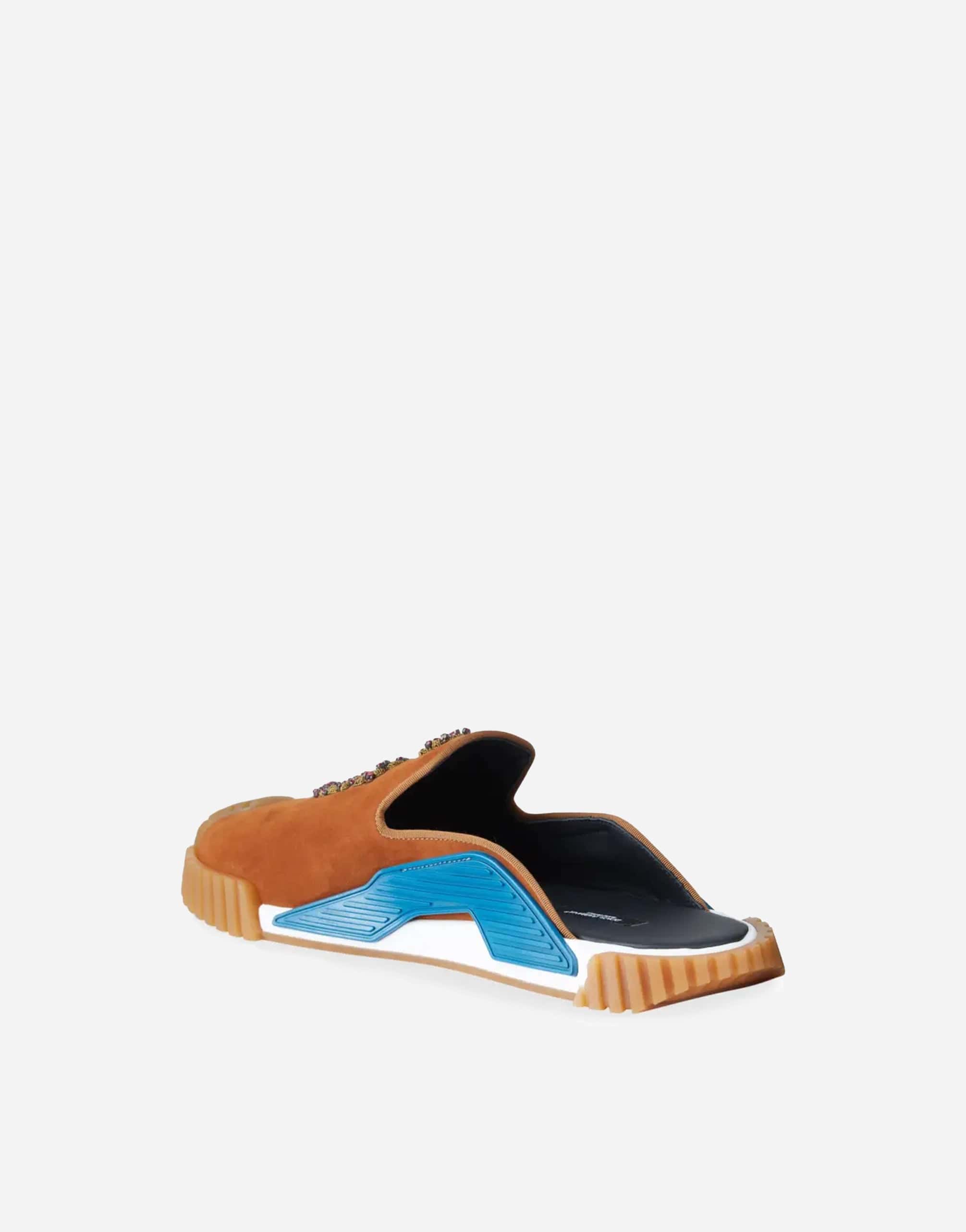 Dolce
Gabbana NS1 Embellished Suede Slides