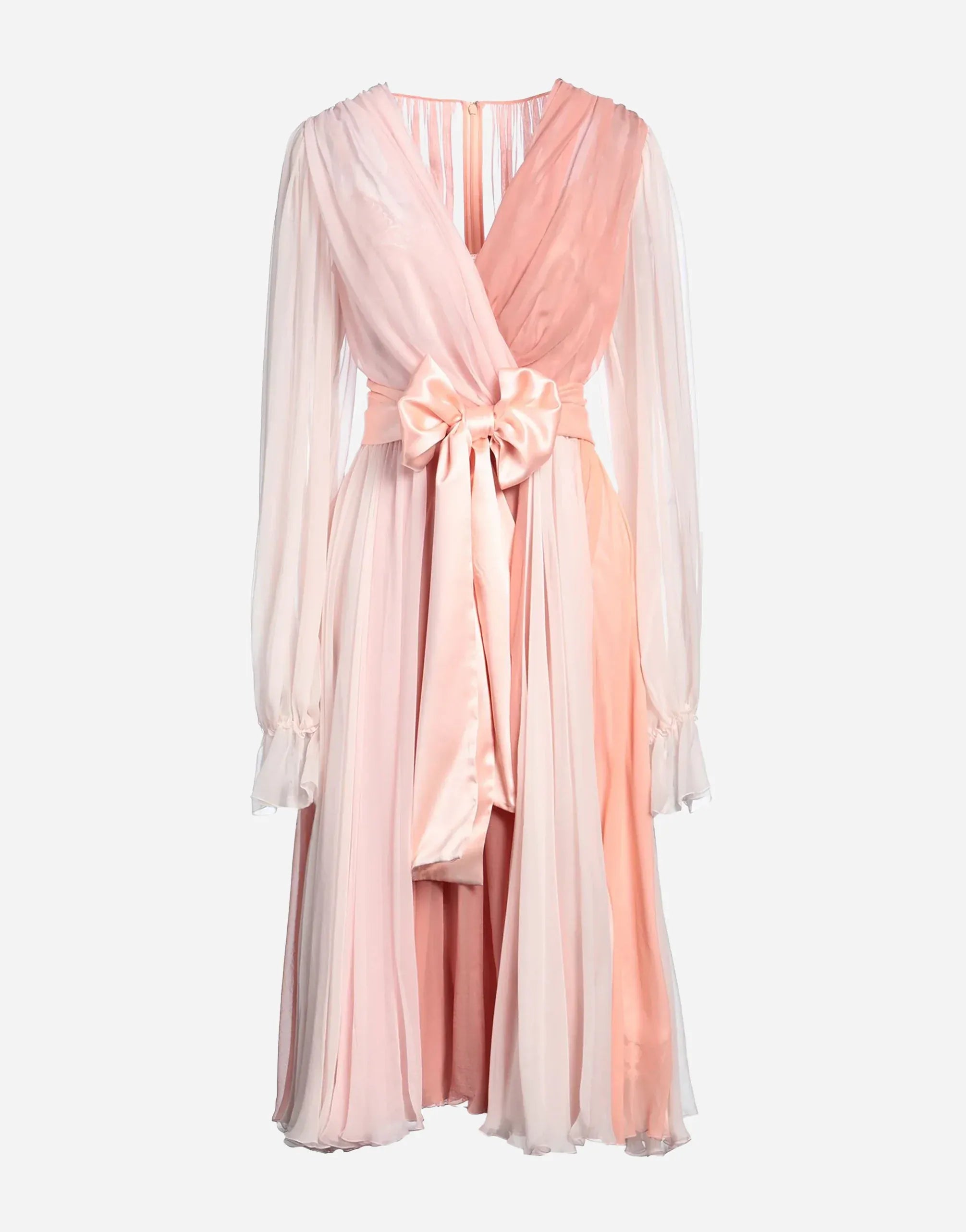 Dolce
Gabbana Pleated Silk Midi Dress