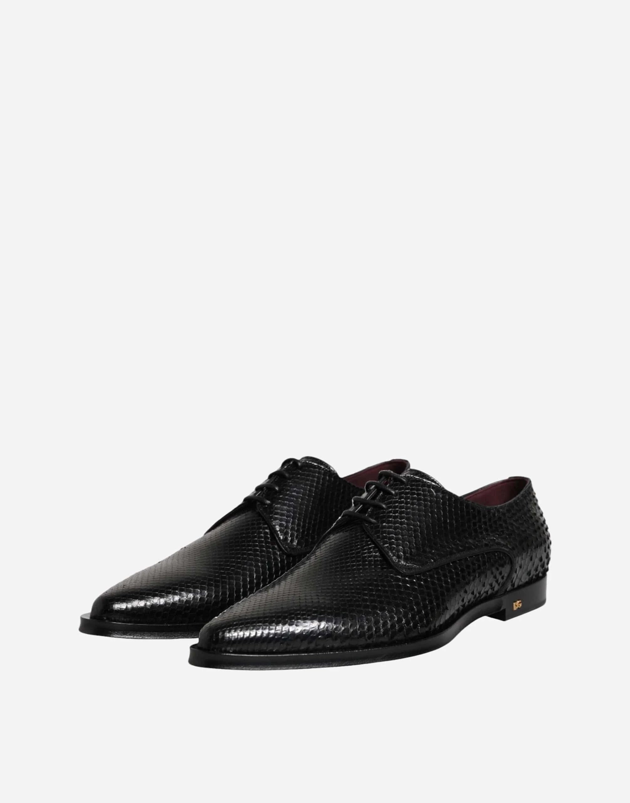 Dolce
Gabbana Python-Leather Derby Shoes