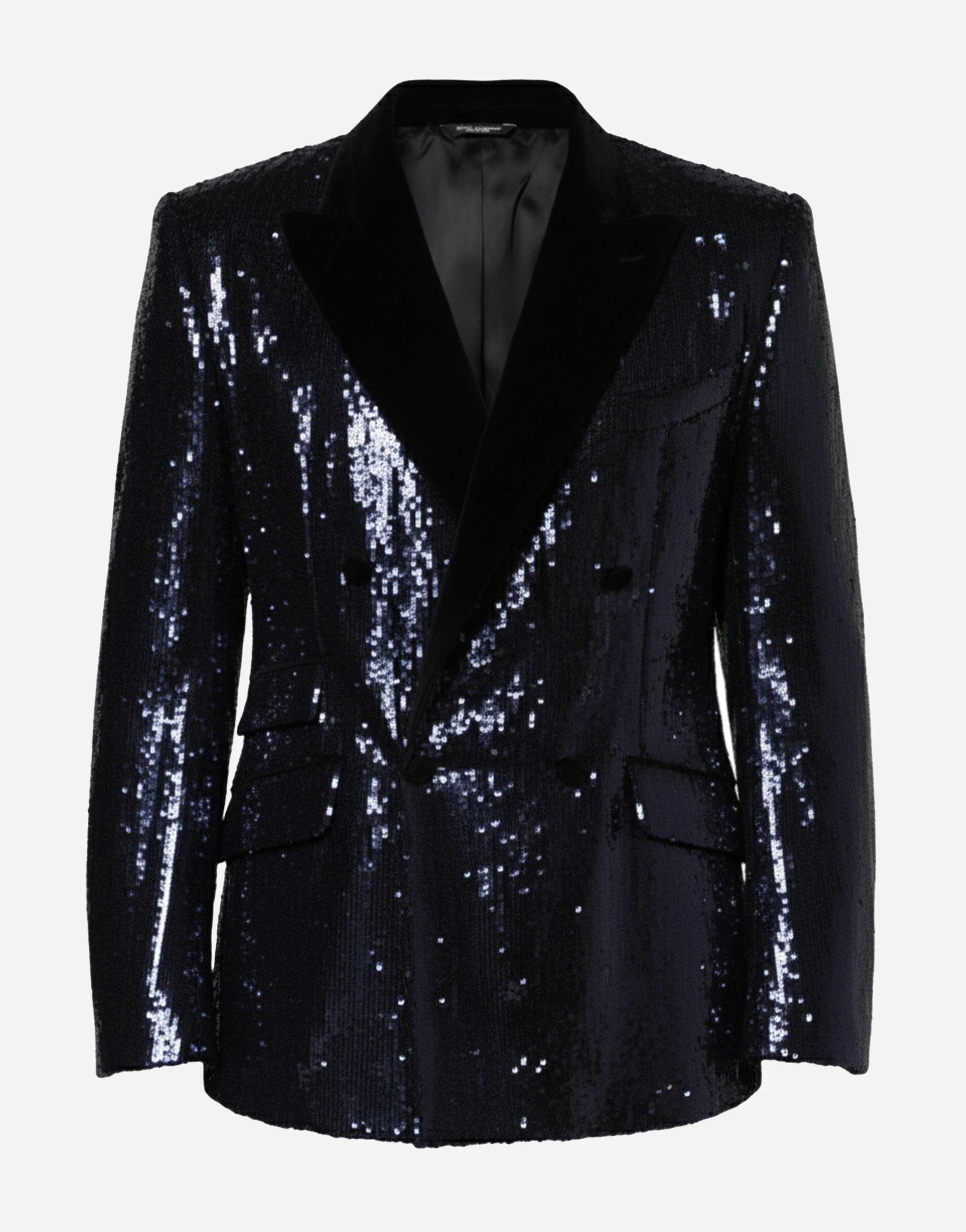 Dolce
Gabbana Sequined SICILIA Double-Breasted Blazer