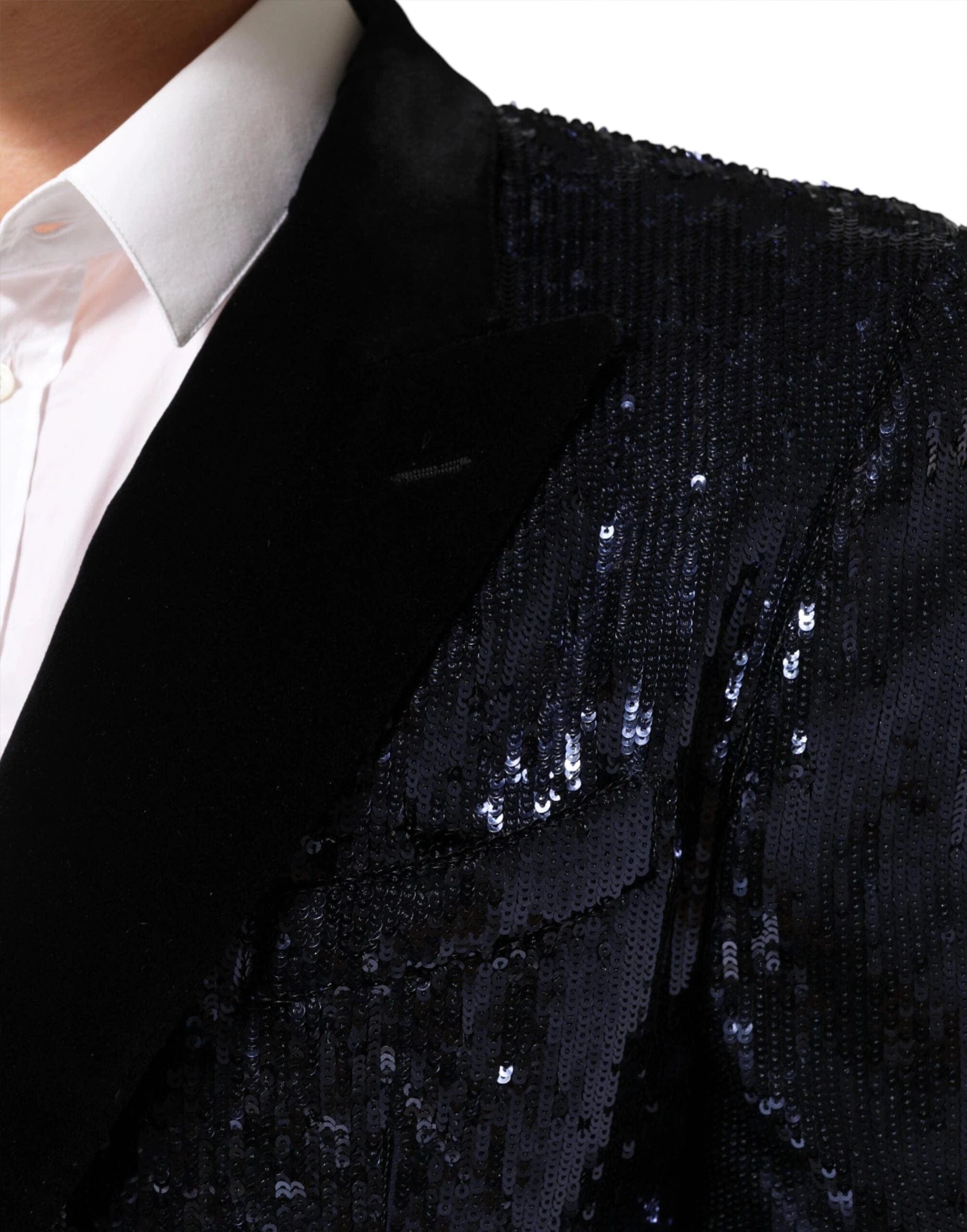Dolce
Gabbana Sequined SICILIA Double-Breasted Blazer