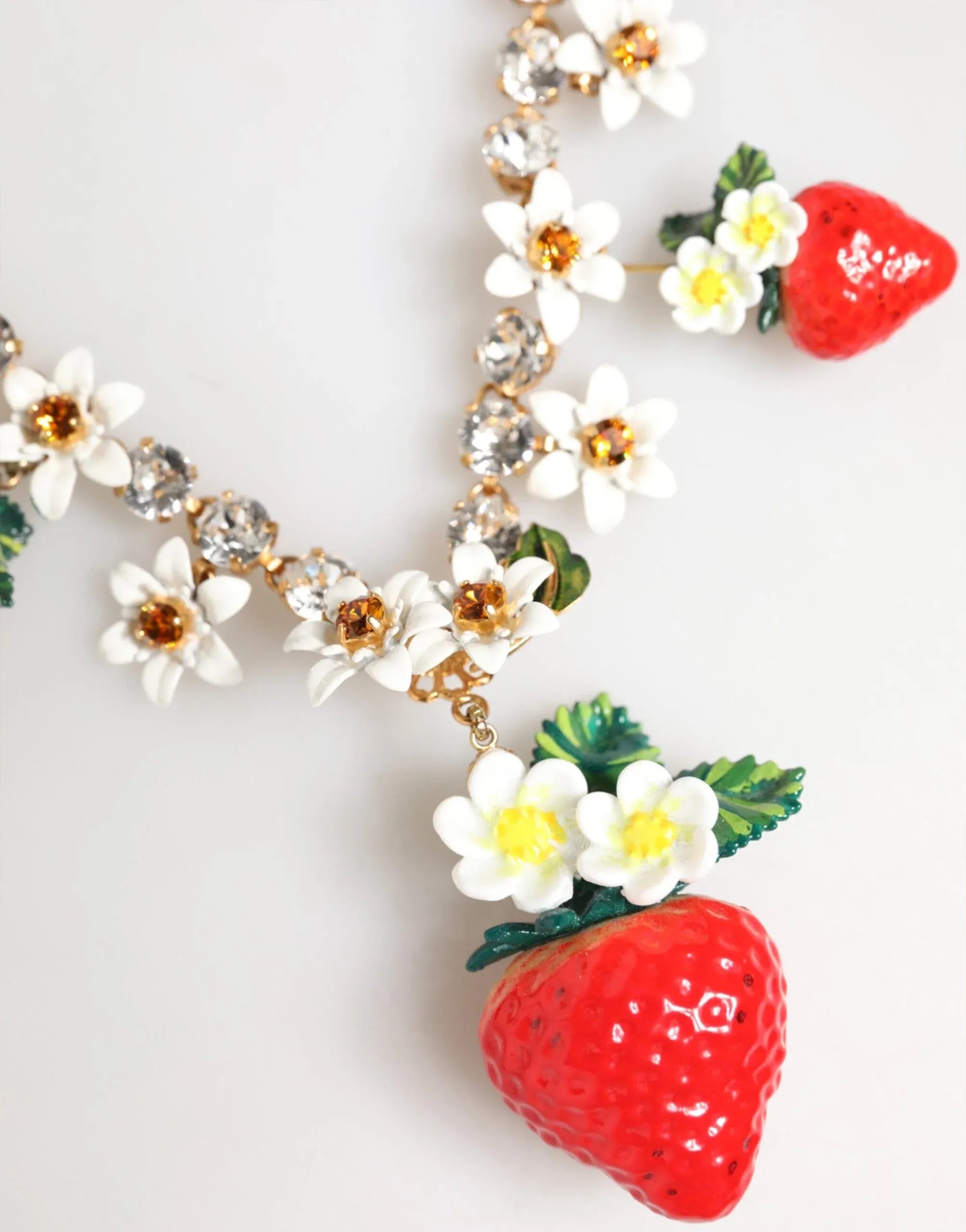 Dolce
Gabbana Strawberry Charm Necklace