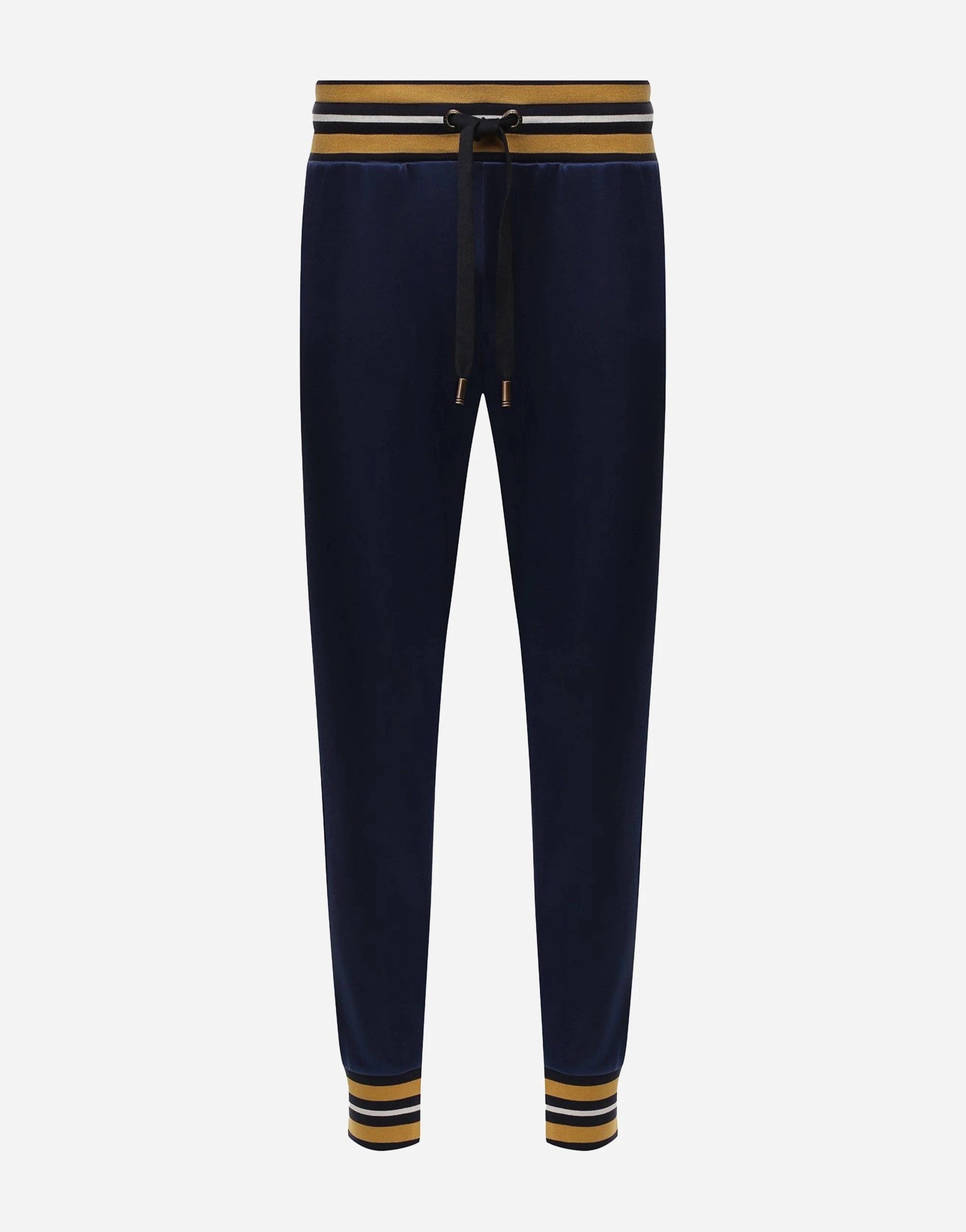 Dolce 
Gabbana Striped Cotton-Blend Track Pants