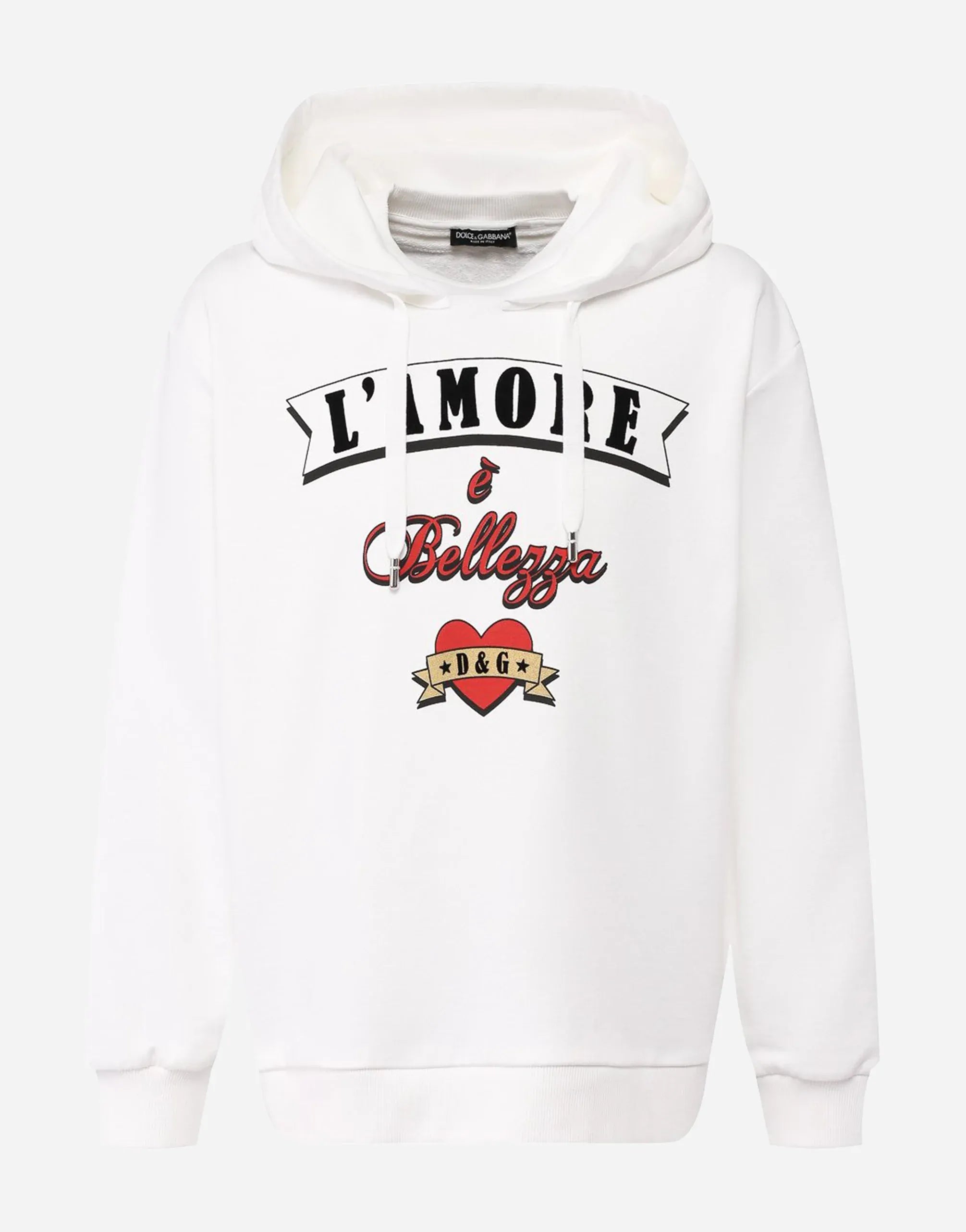 Dolce
Gabbana White L
Amore Cotton Hoodie