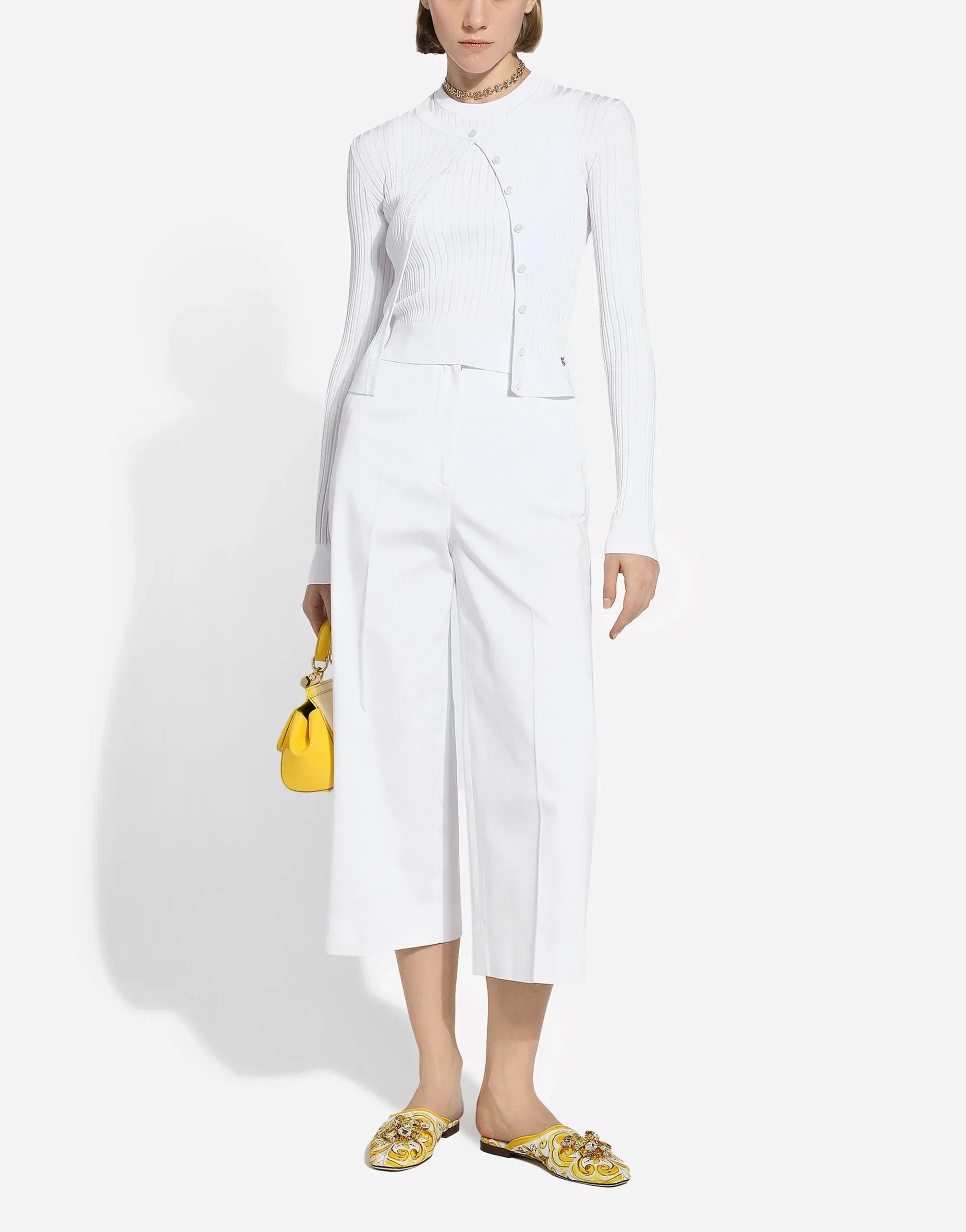 Dolce
Gabbana Wide Leg Casual Trousers