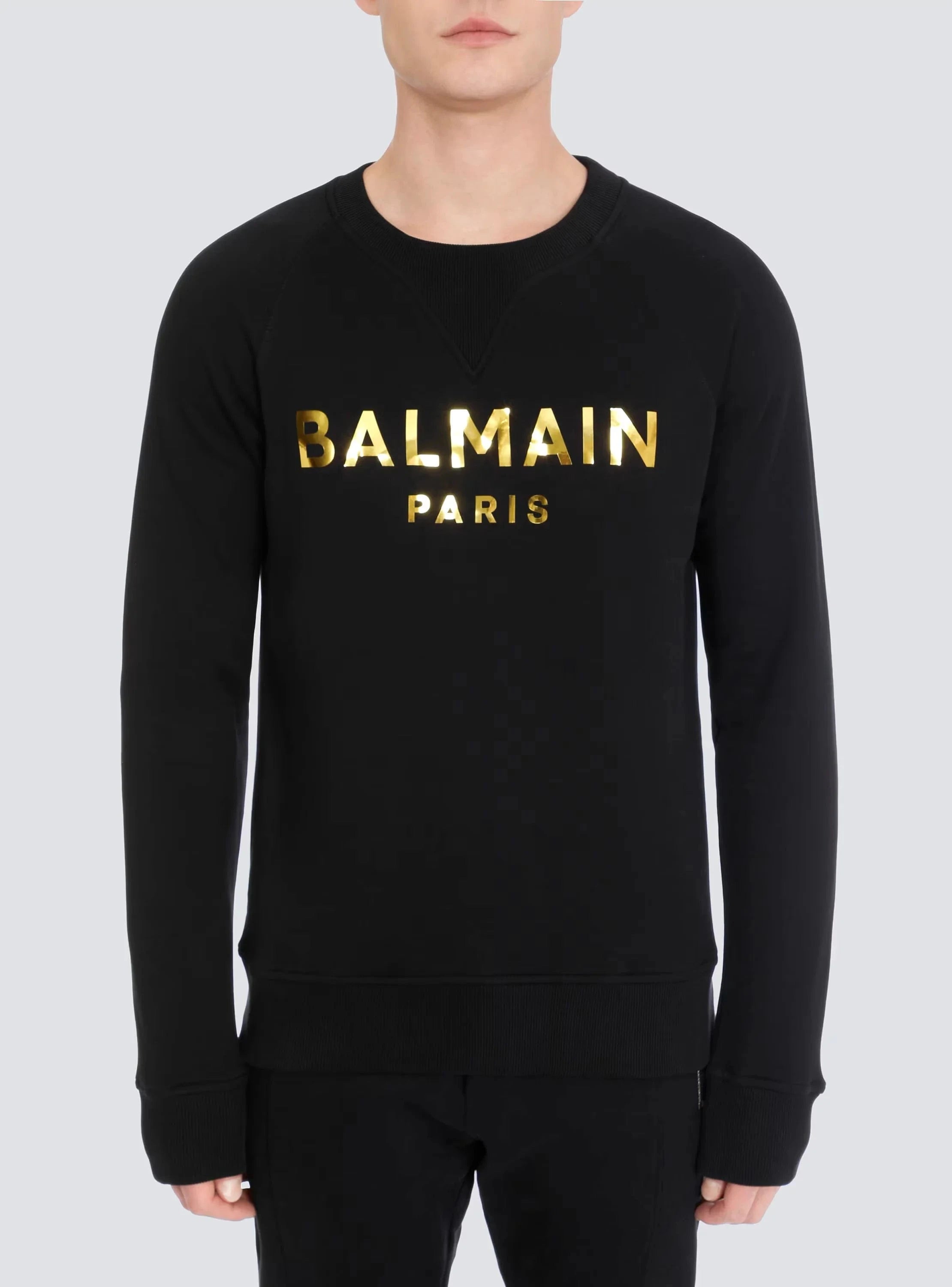Balmain Eco-Designed Logo Print Sweatshirt