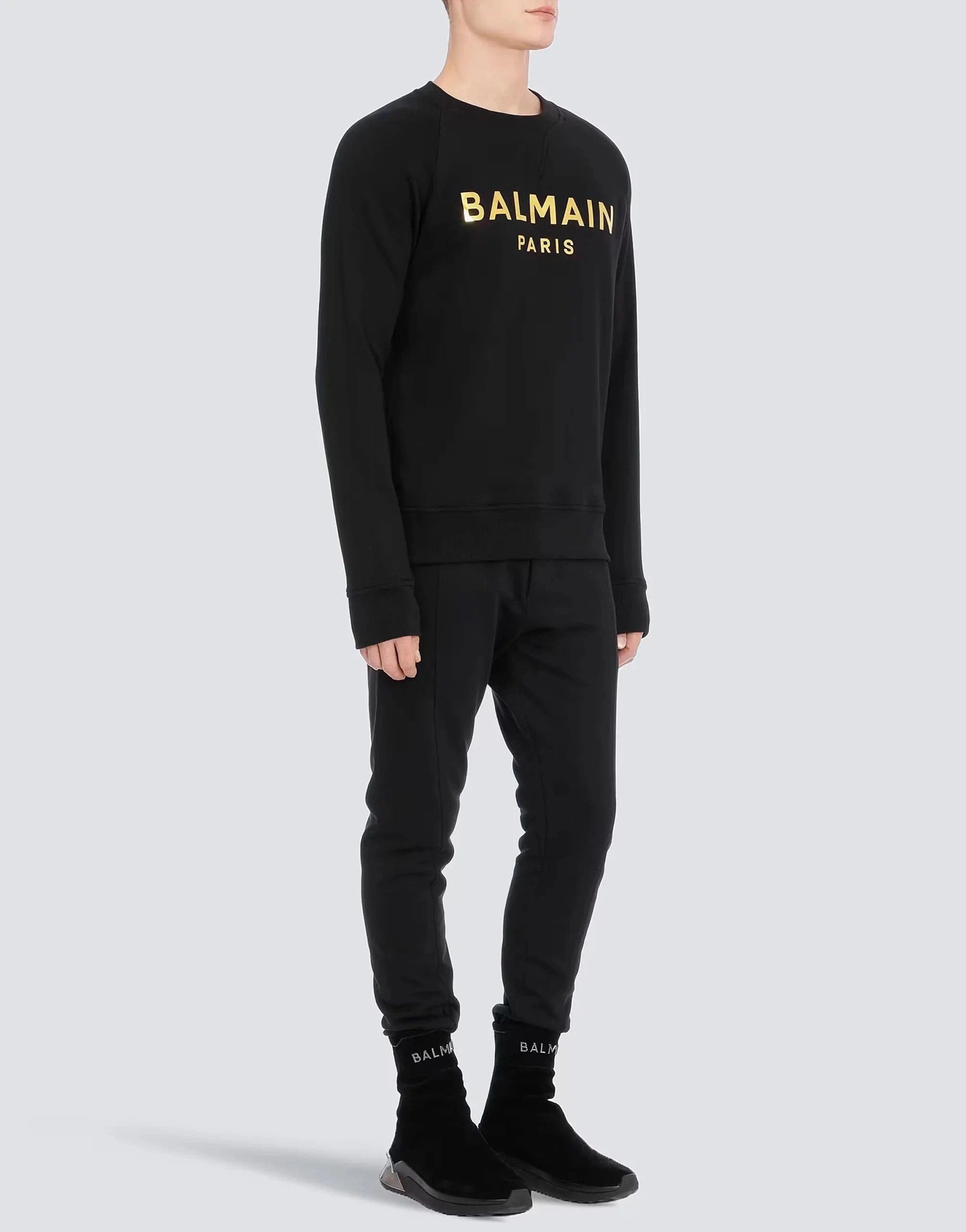 Balmain Eco-Designed Logo Print Sweatshirt