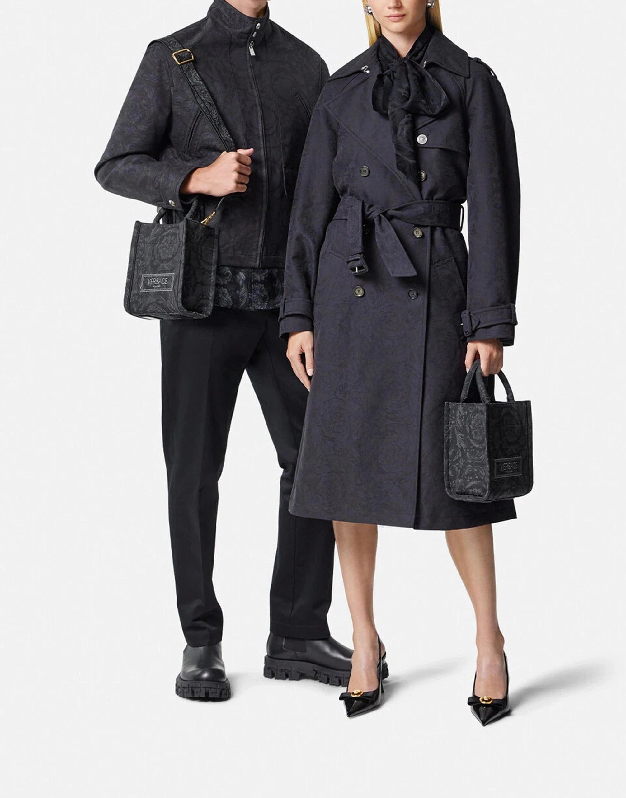 Versace Barocco Athena Mini Tote Bag
