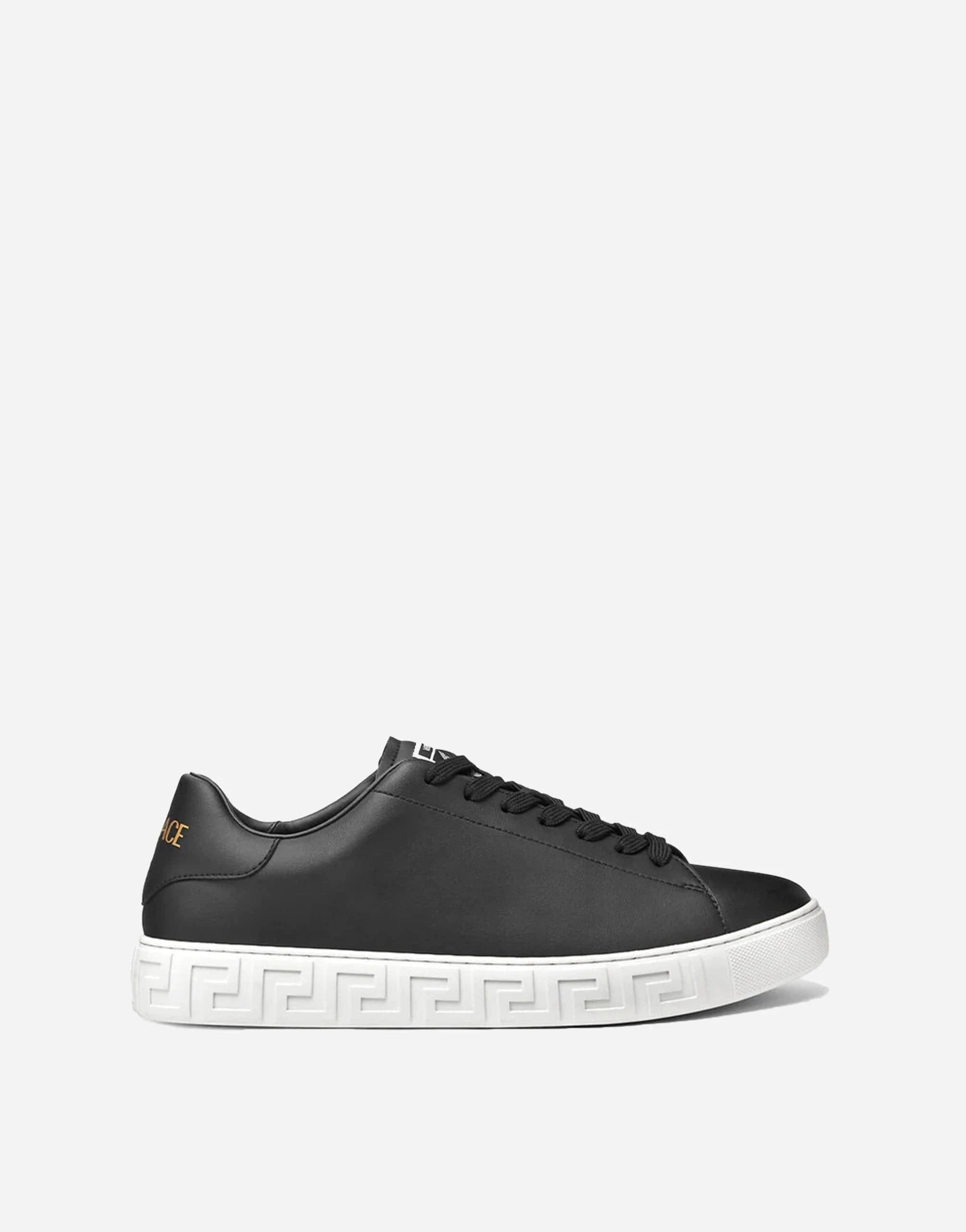 Versace Black Greca Sneakers
