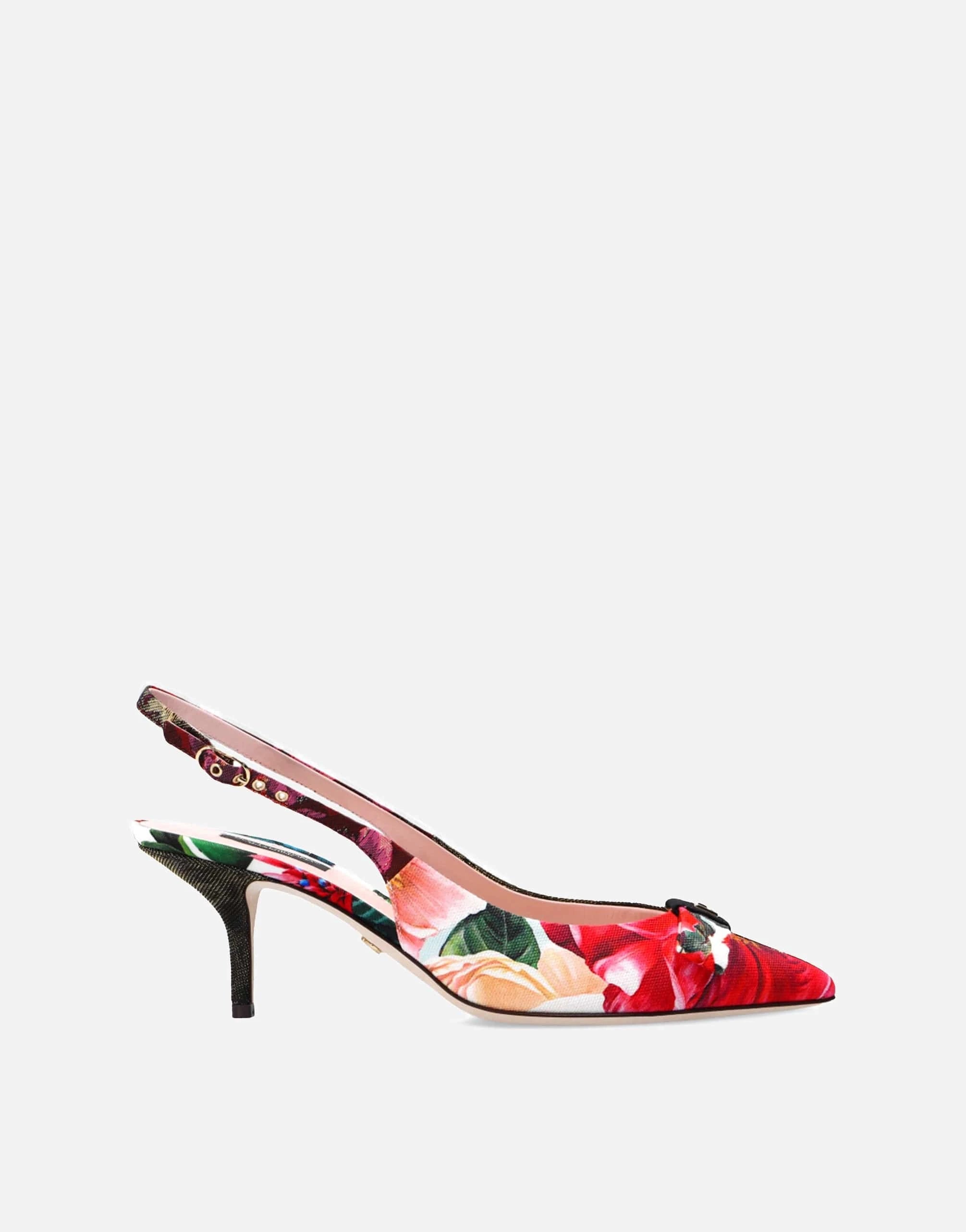 Slingback Floral Pumps