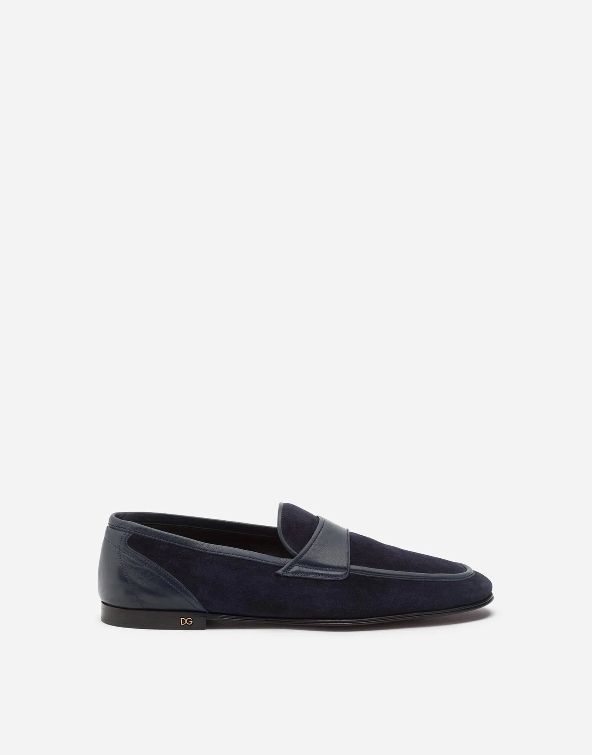 Blue Suede Loafers