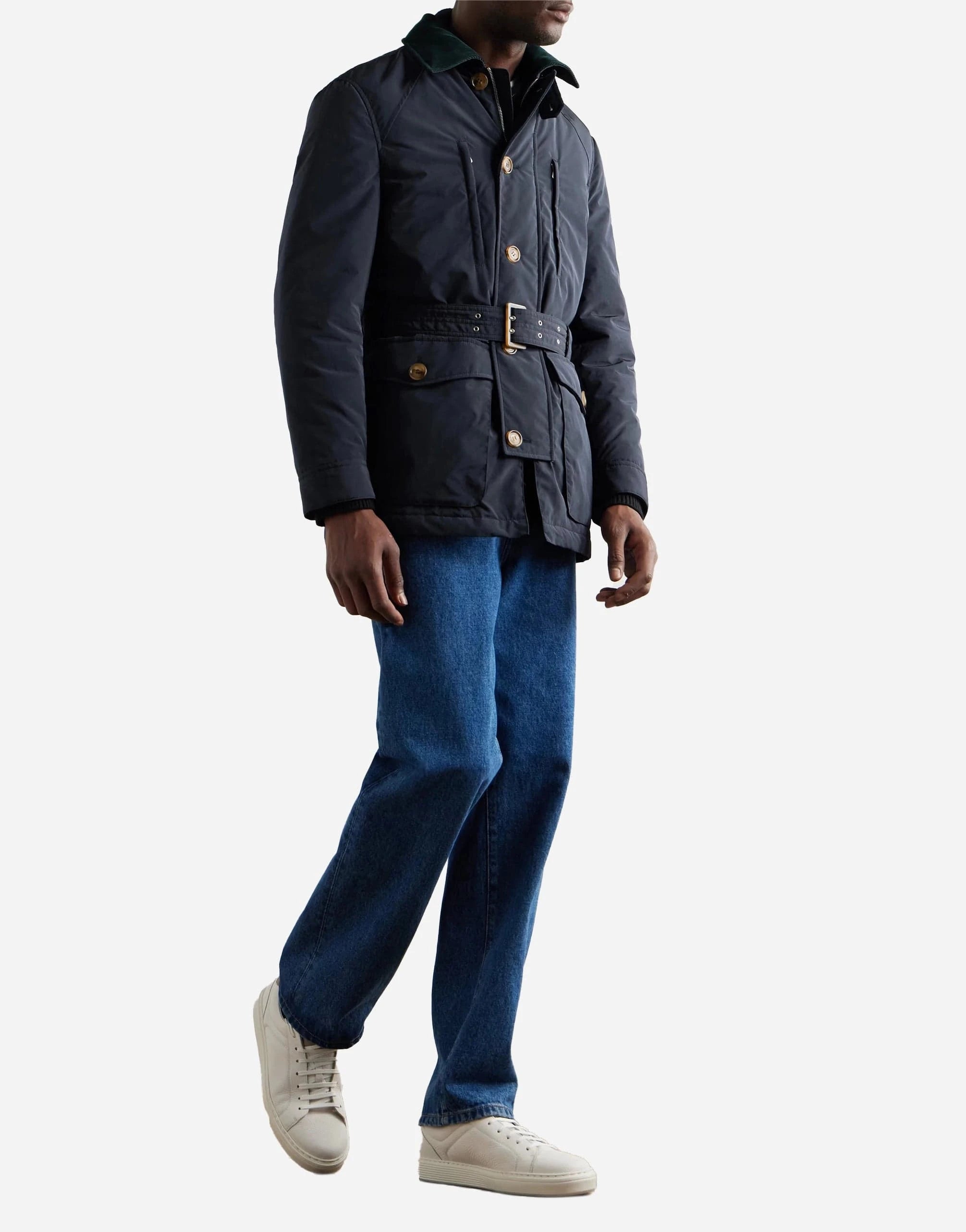 Brunello Cucinelli Bonded Belted Safari Jacket