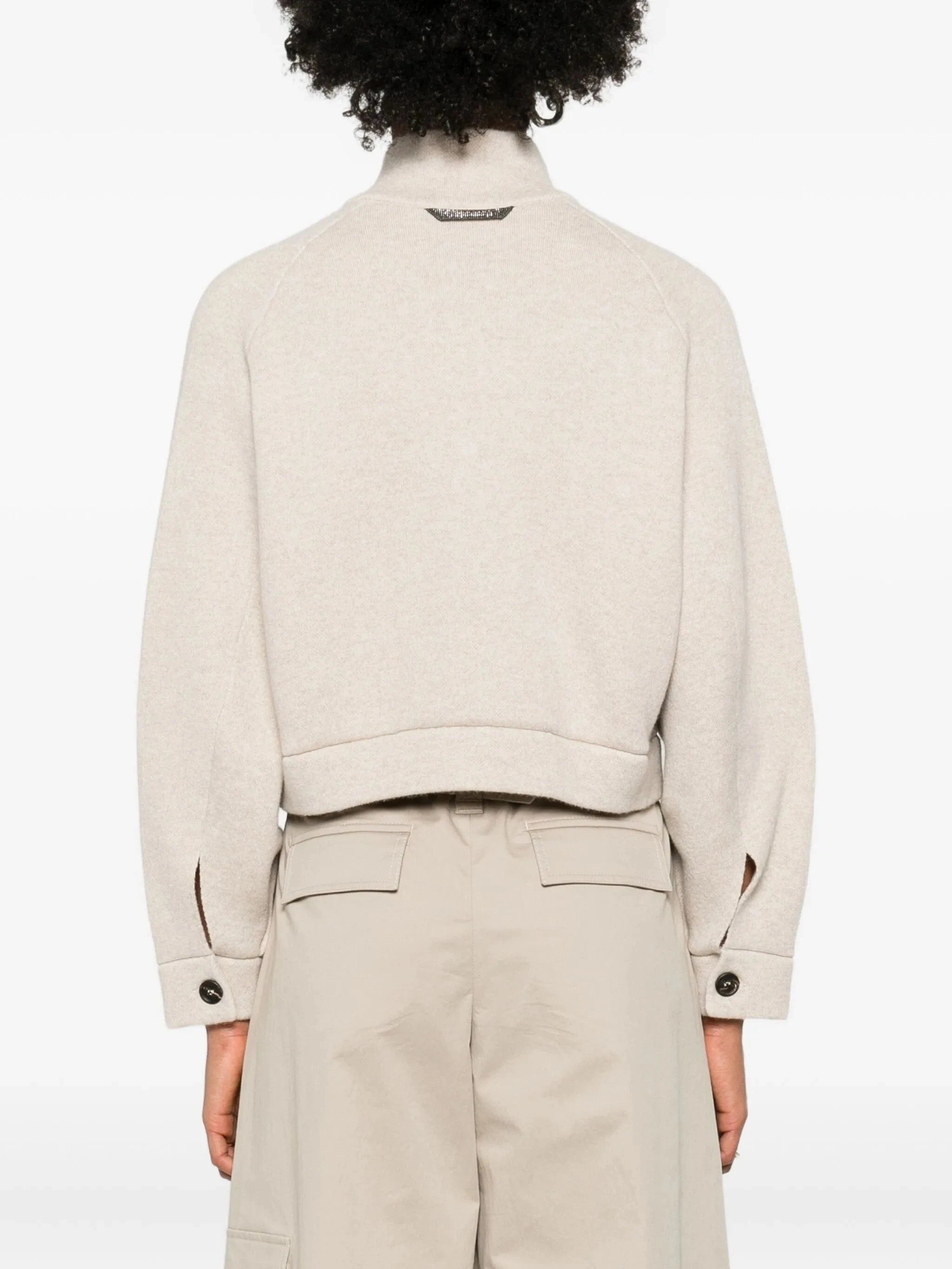 Brunello Cucinelli Cashmere Double-Knit Jacket